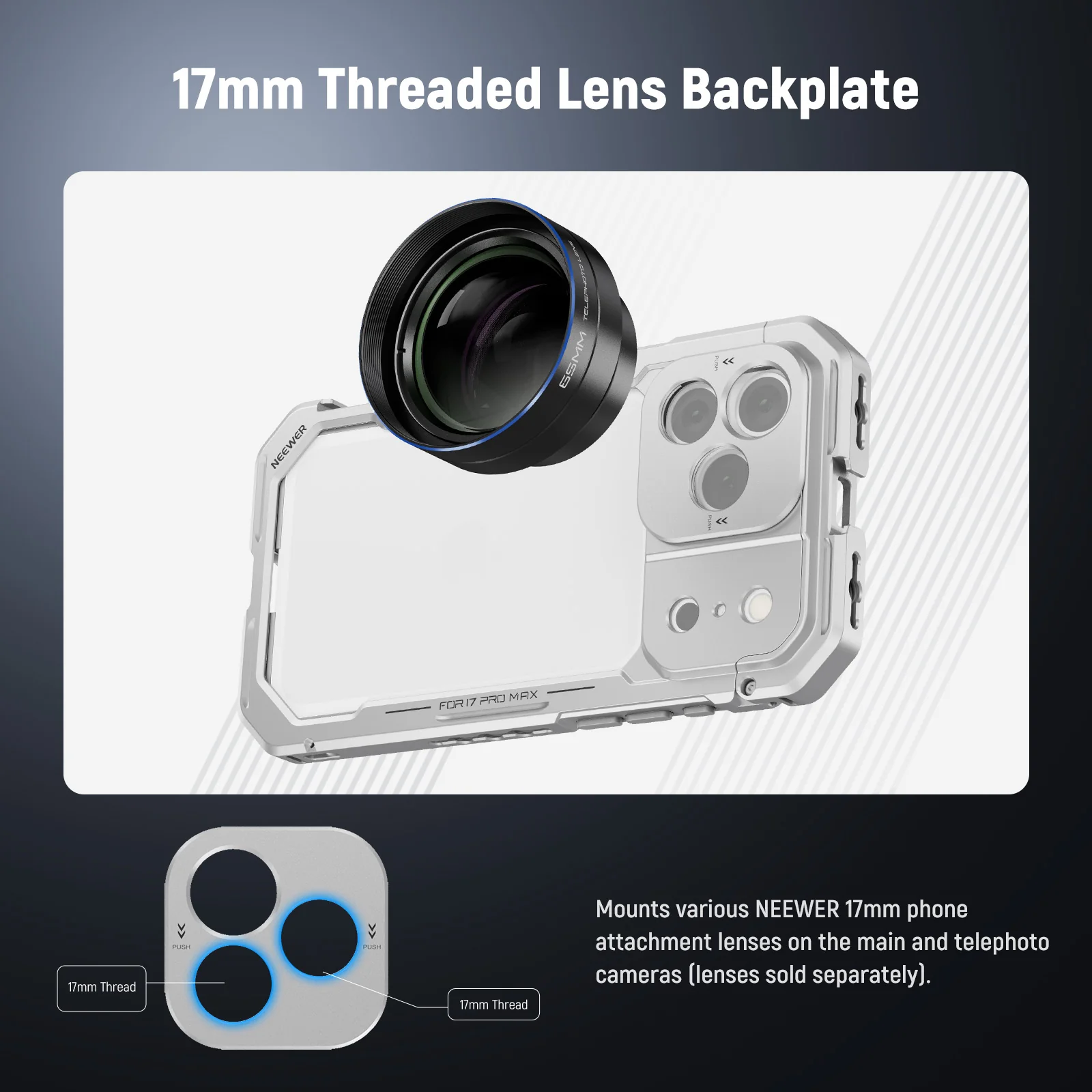 NEEWER PA143/PA144 Phone Cage Compatible with iPhone 17 Pro/Pro Max - Image 18