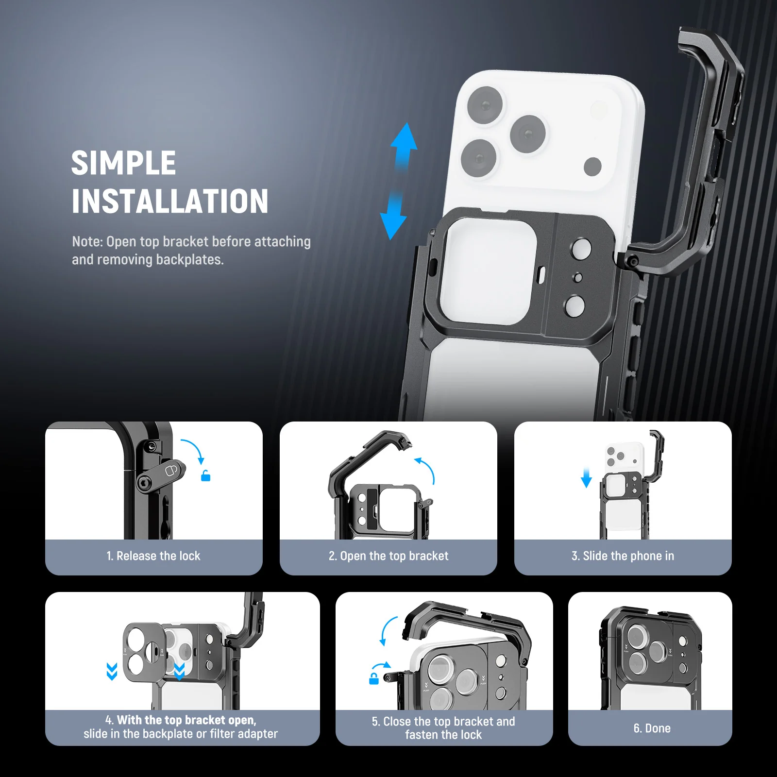 NEEWER PA143/PA144 Phone Cage Compatible with iPhone 17 Pro/Pro Max - Image 2