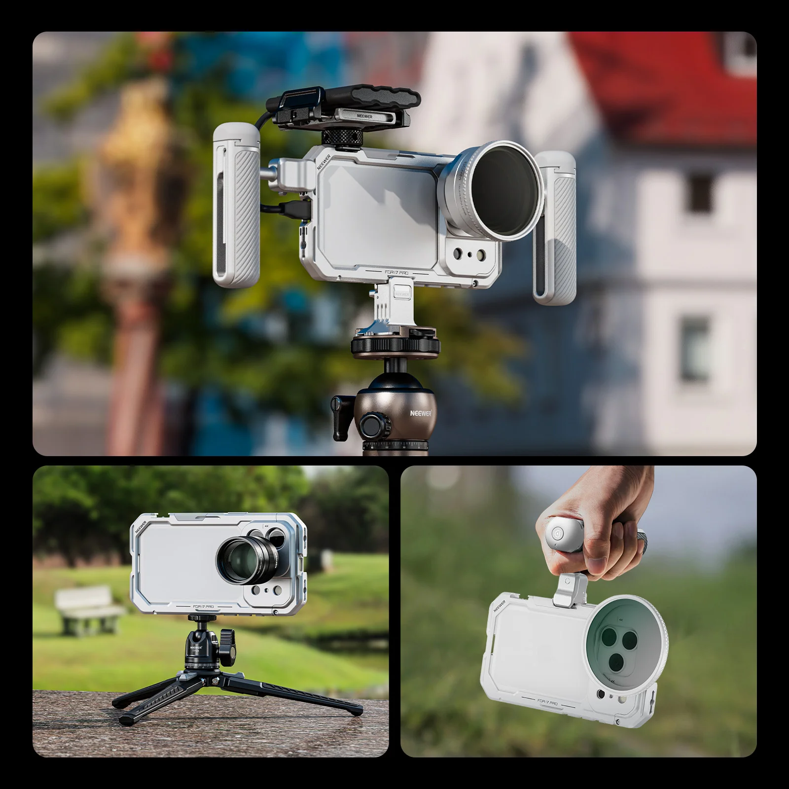 NEEWER PA143/PA144 Phone Cage Compatible with iPhone 17 Pro/Pro Max - Image 22