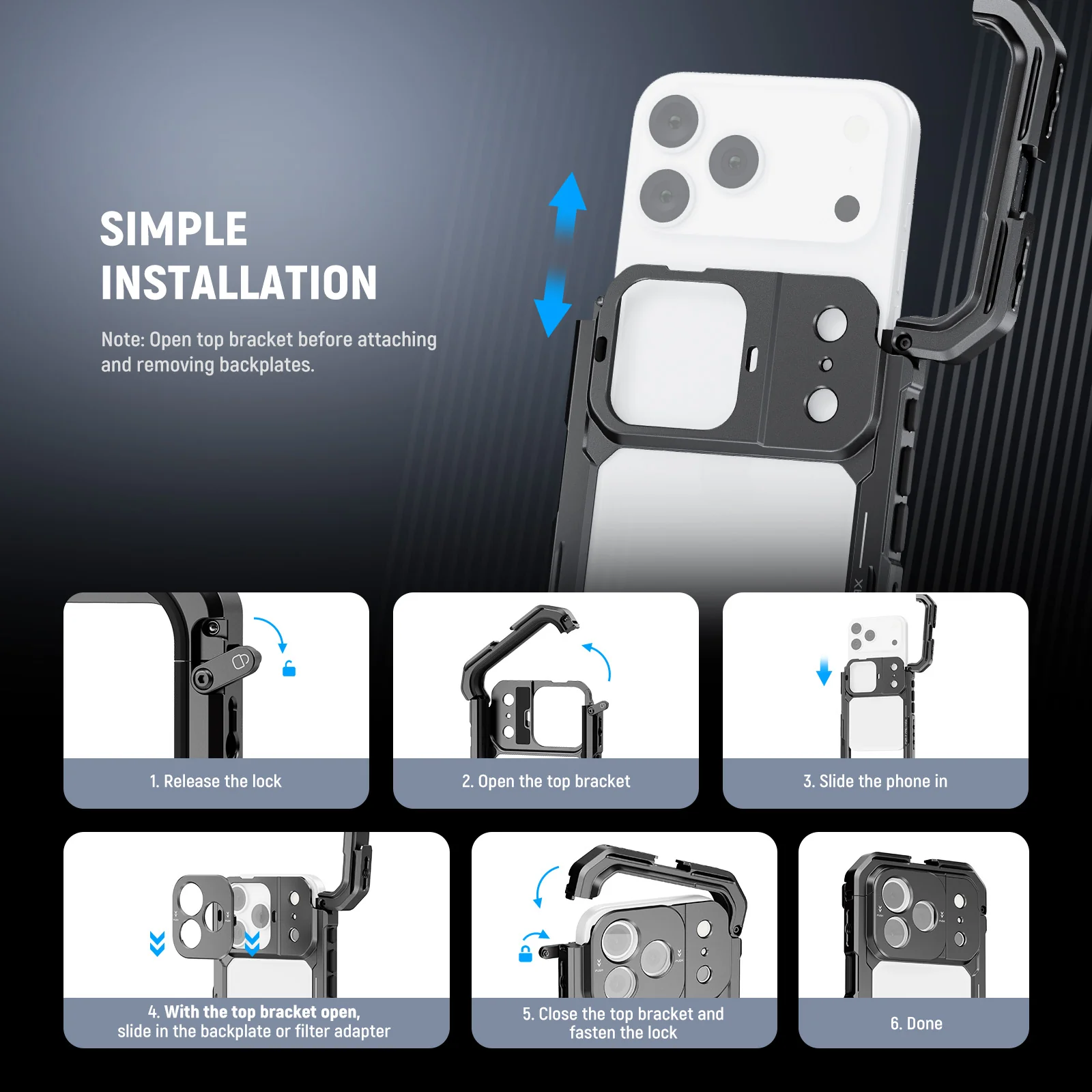 NEEWER PA143/PA144 Phone Cage Compatible with iPhone 17 Pro/Pro Max - Image 9