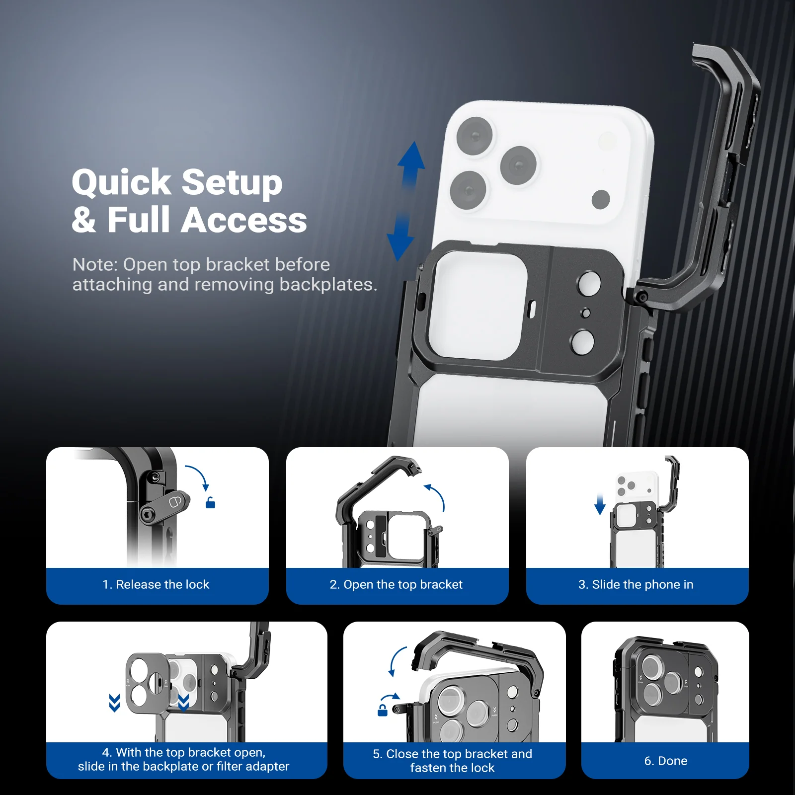 NEEWER PA143/PA144 Phone Cage Kit Compatible with iPhone 17 Pro/Pro Max - Image 21