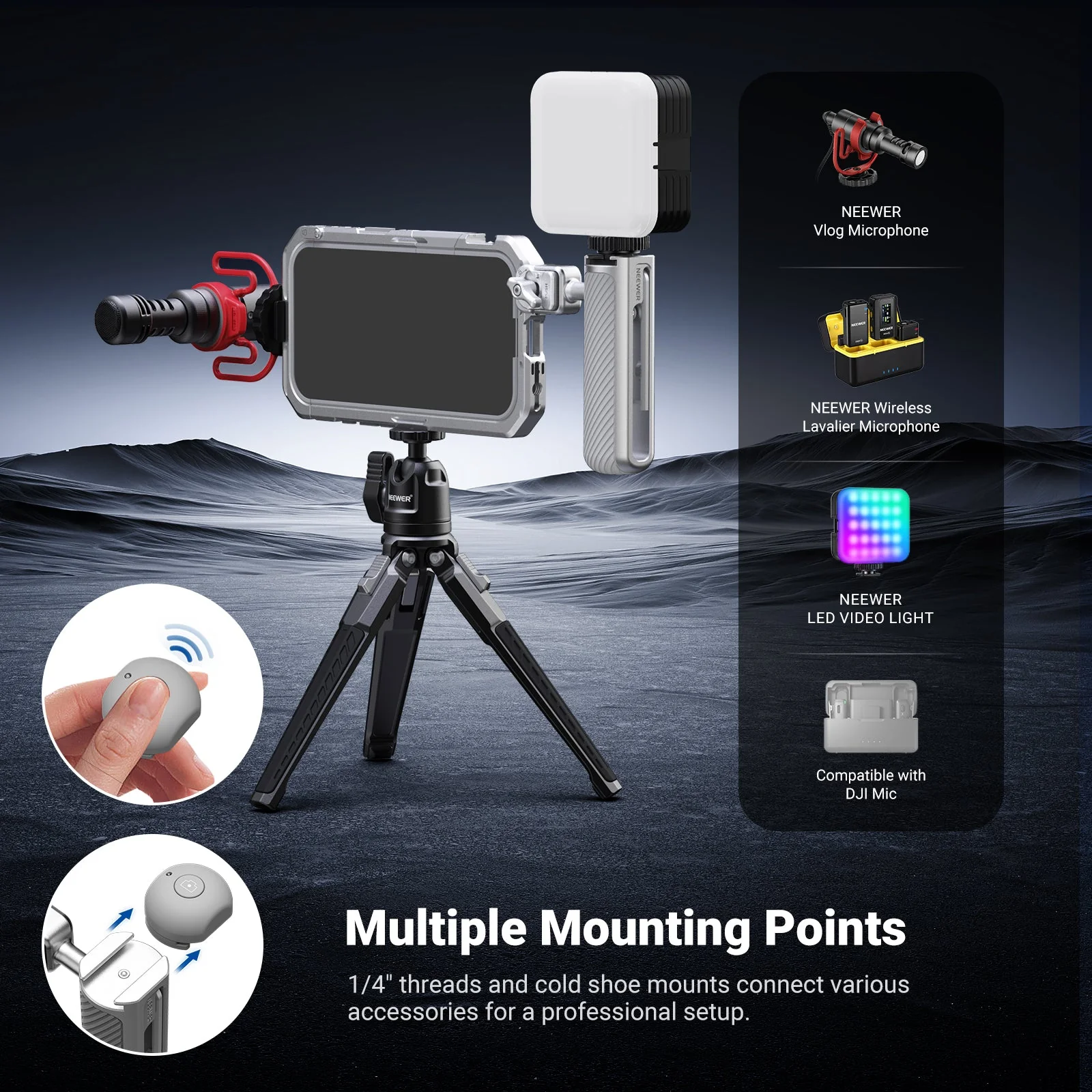 NEEWER PA143/PA144 Phone Cage Kit Compatible with iPhone 17 Pro/Pro Max - Image 7