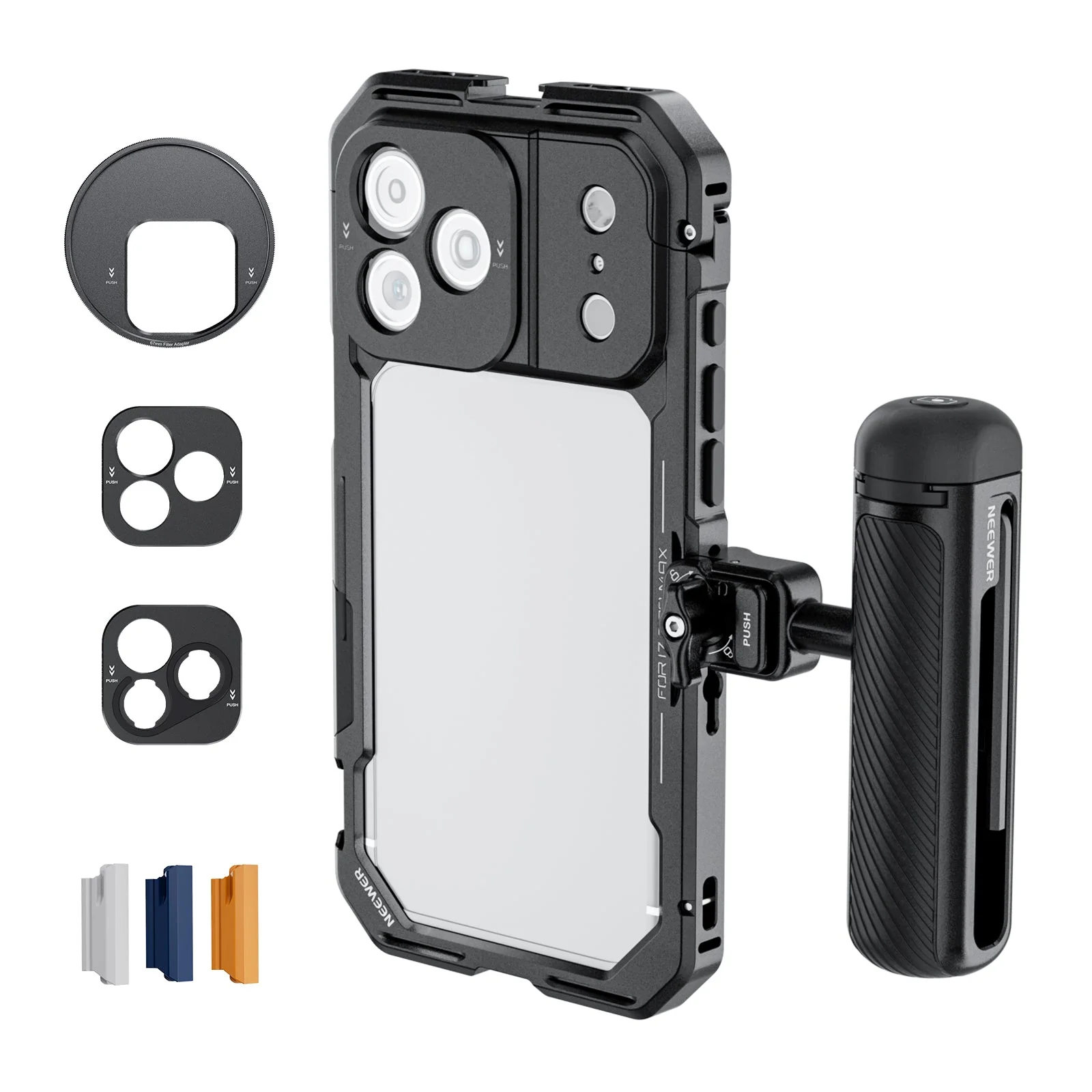 NEEWER PA143/PA144 Phone Cage Handle Kit Compatible with iPhone 17 Pro/Pro Max - Image 19