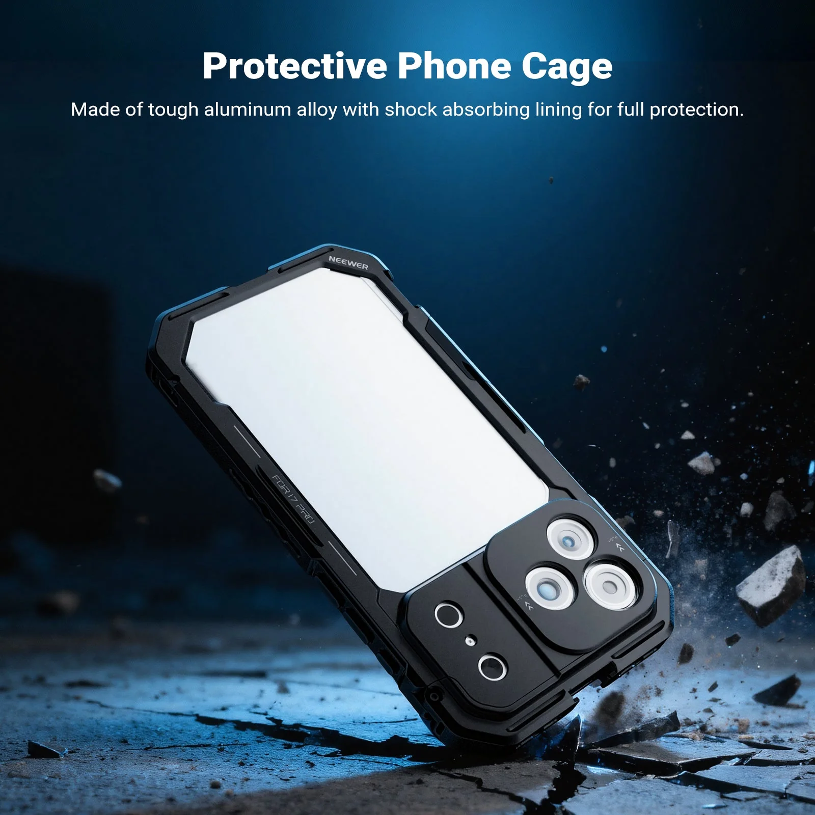 NEEWER PA143/PA144 Phone Cage Handle Kit Compatible with iPhone 17 Pro/Pro Max - Image 3