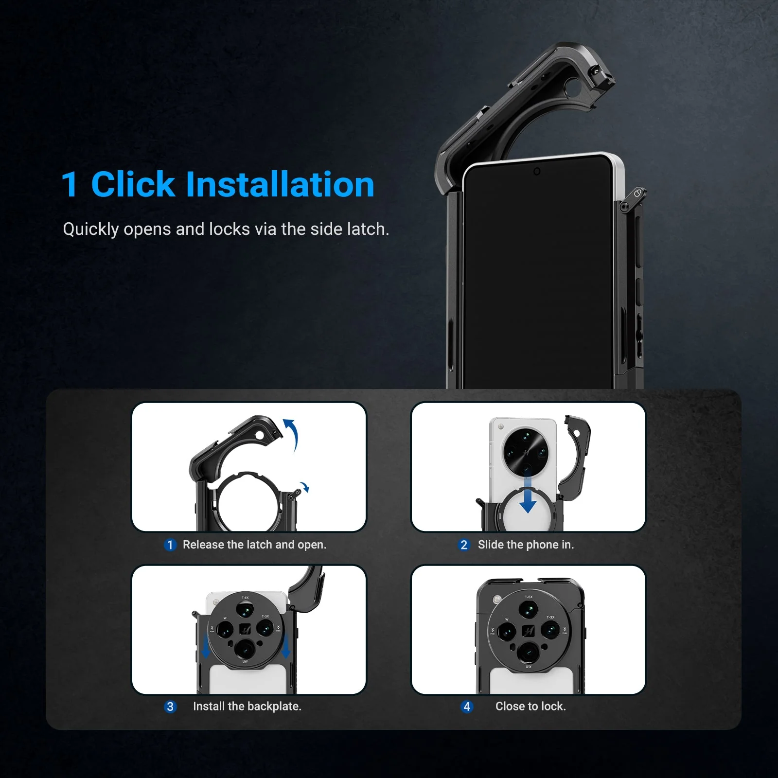 NEEWER PA147 Phone Cage For Oppo Find X8 Ultra - Image 2