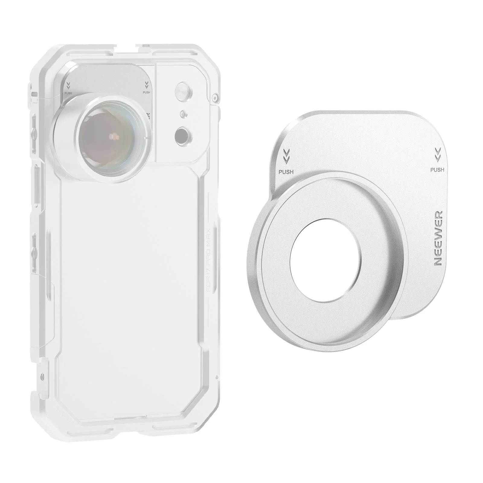 NEEWER PA152 37mm Filter Lens Backplate for iPhone 17 Pro/Pro Max Phone Cage - Image 8