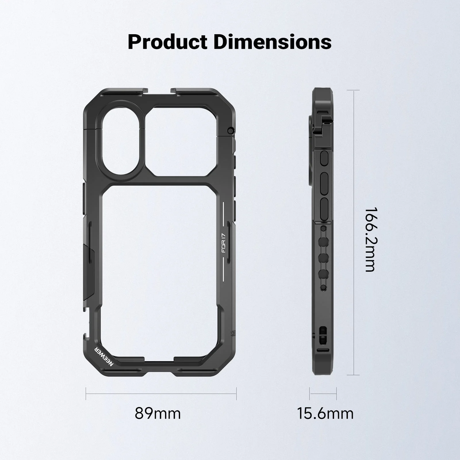 NEEWER PA158 Phone Cage Compatible with iPhone 17 Only - Image 6