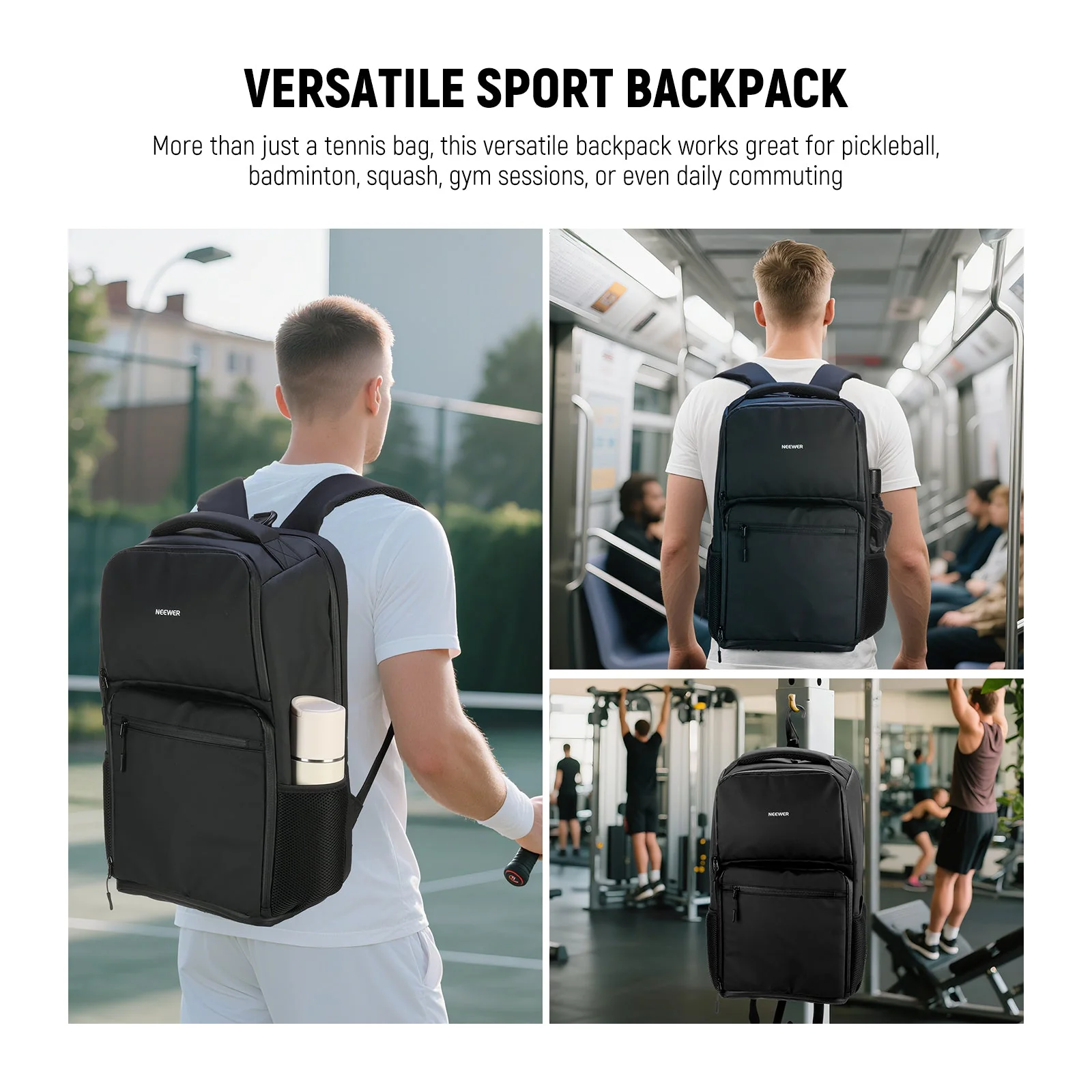 NEEWER PB01B Pickleball Backpack - Image 8
