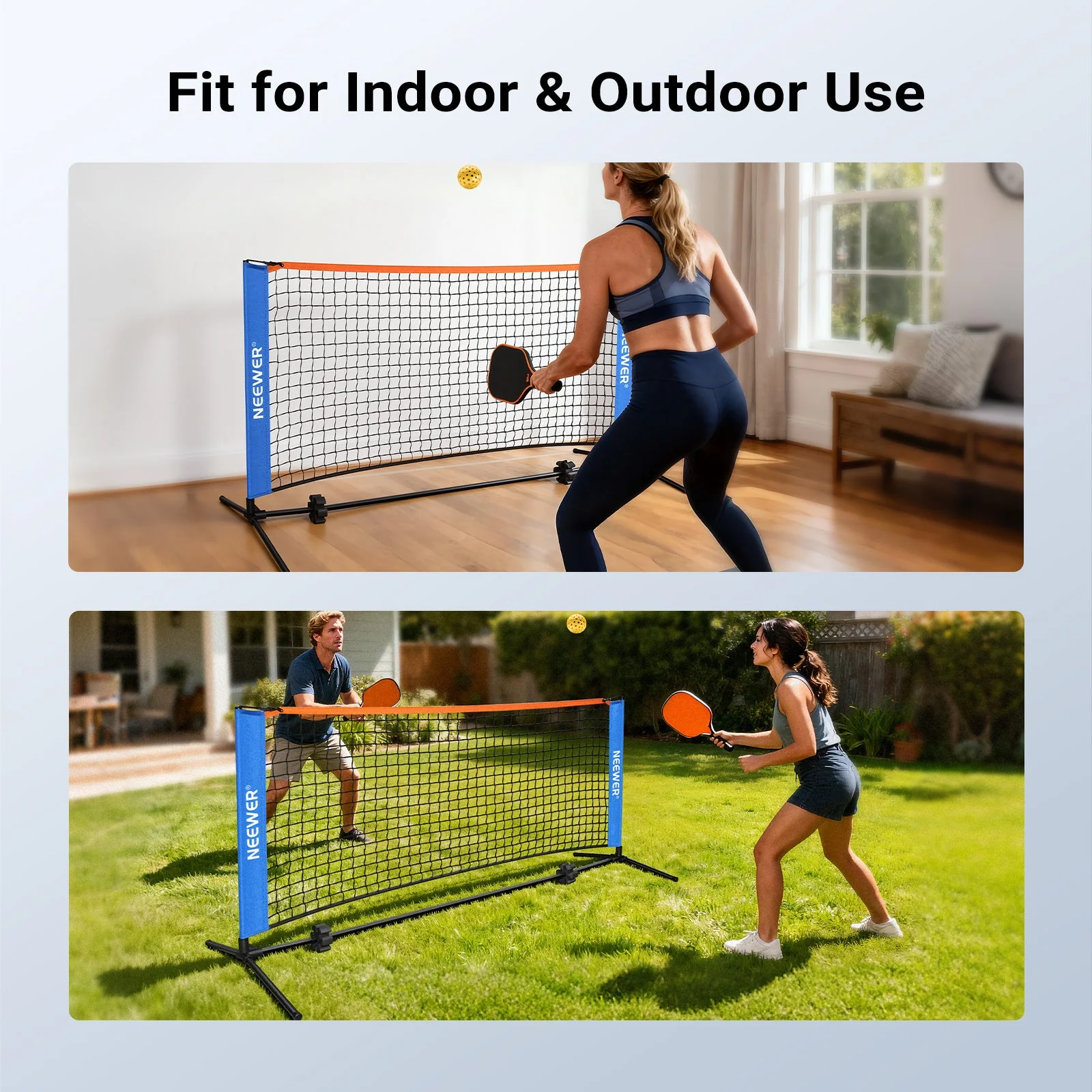 NEEWER PB01N/PB02N Portable Detachable Pickleball Net - Image 6