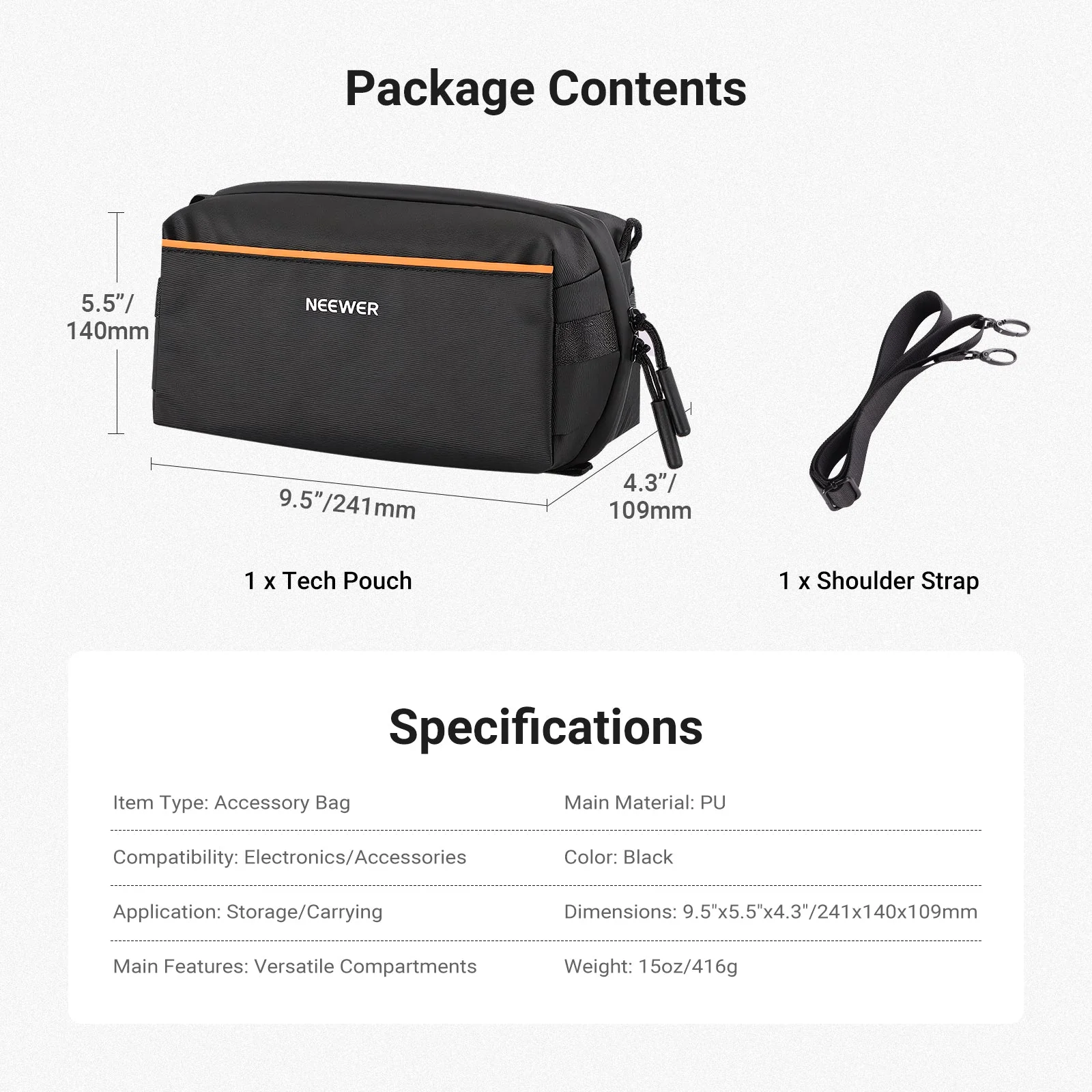 NEEWER PB024 Tech Pouch - Image 8