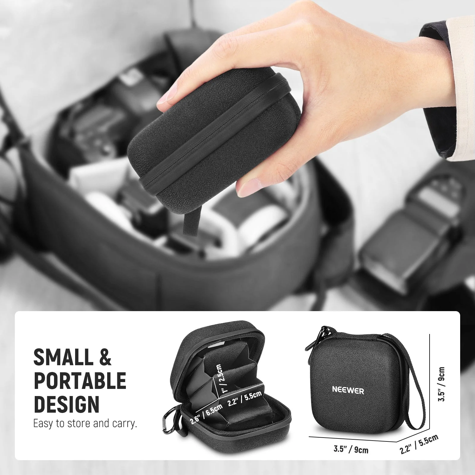NEEWER PB11/PB12 Hard Shell Filter Storage Case for Circular Filters - Image 6