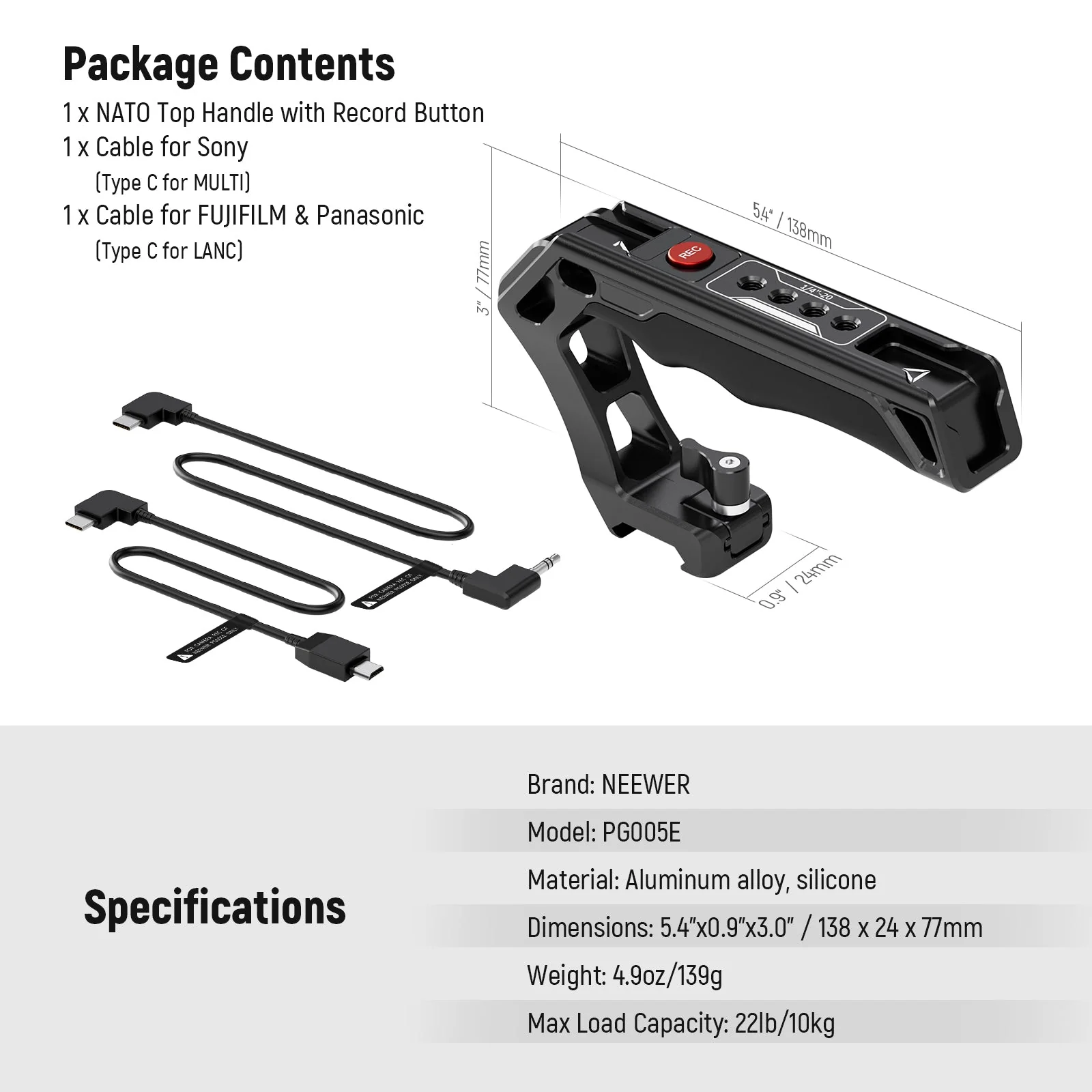 NEEWER PG005E NATO Top Handle - Image 9