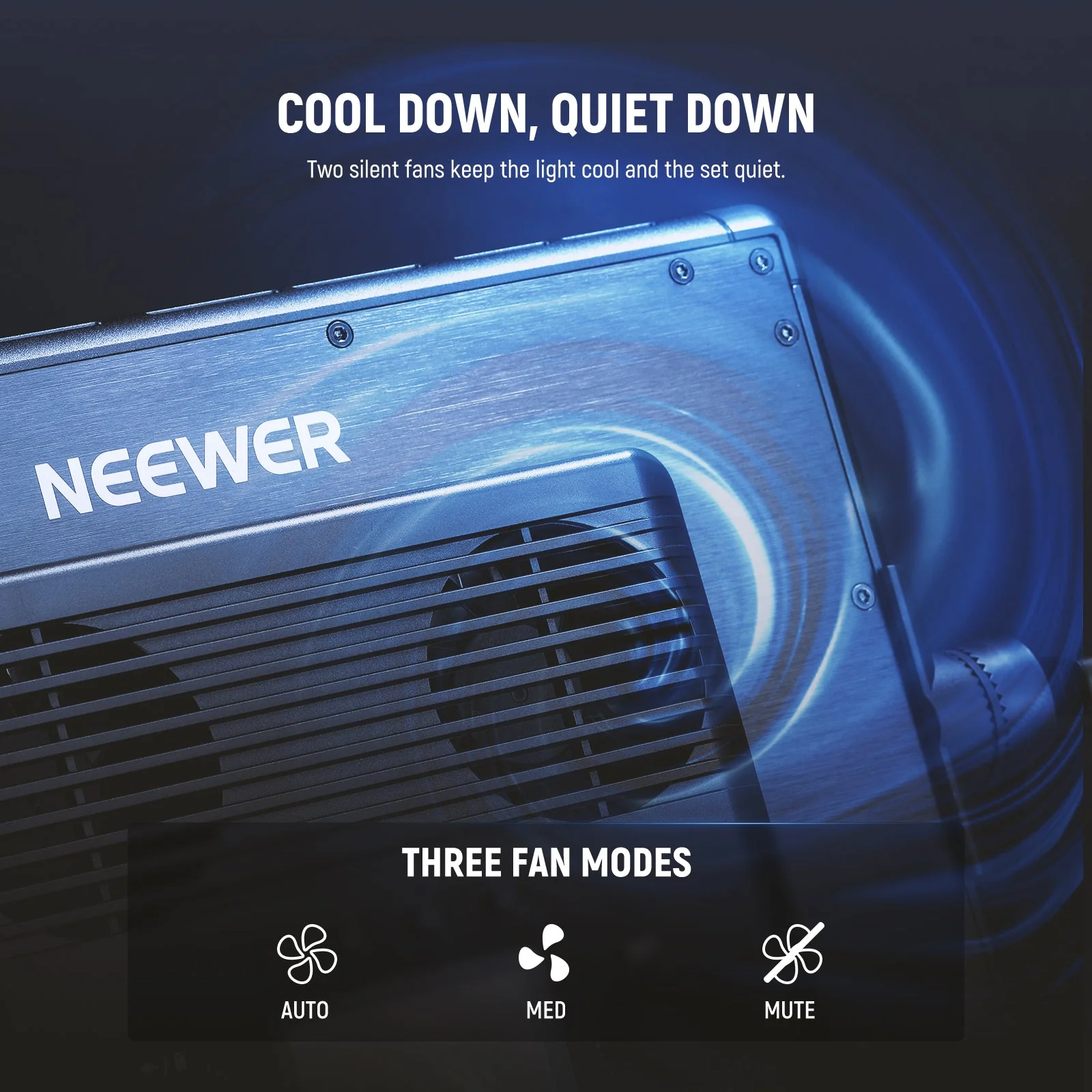 NEEWER PL60C 60W Full RGB DMX Control LED Video Light - Image 6