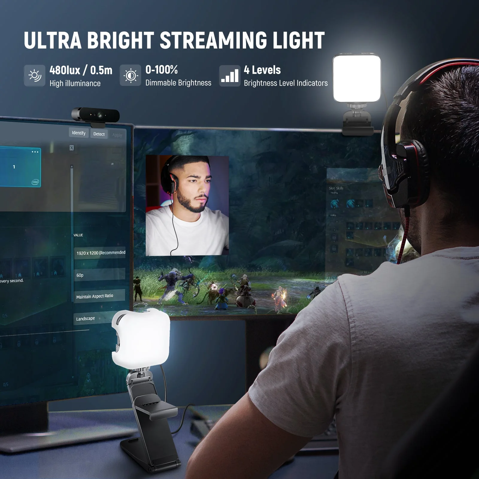 NEEWER PL81 PRO Professional Bi-Color LED Streaming Light - Image 3