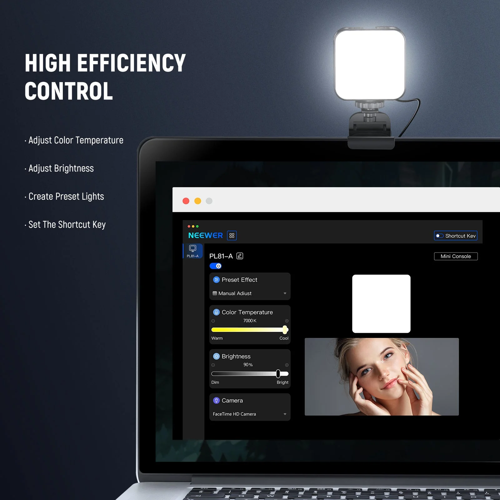 NEEWER PL81 PRO Professional Bi-Color LED Streaming Light - Image 4