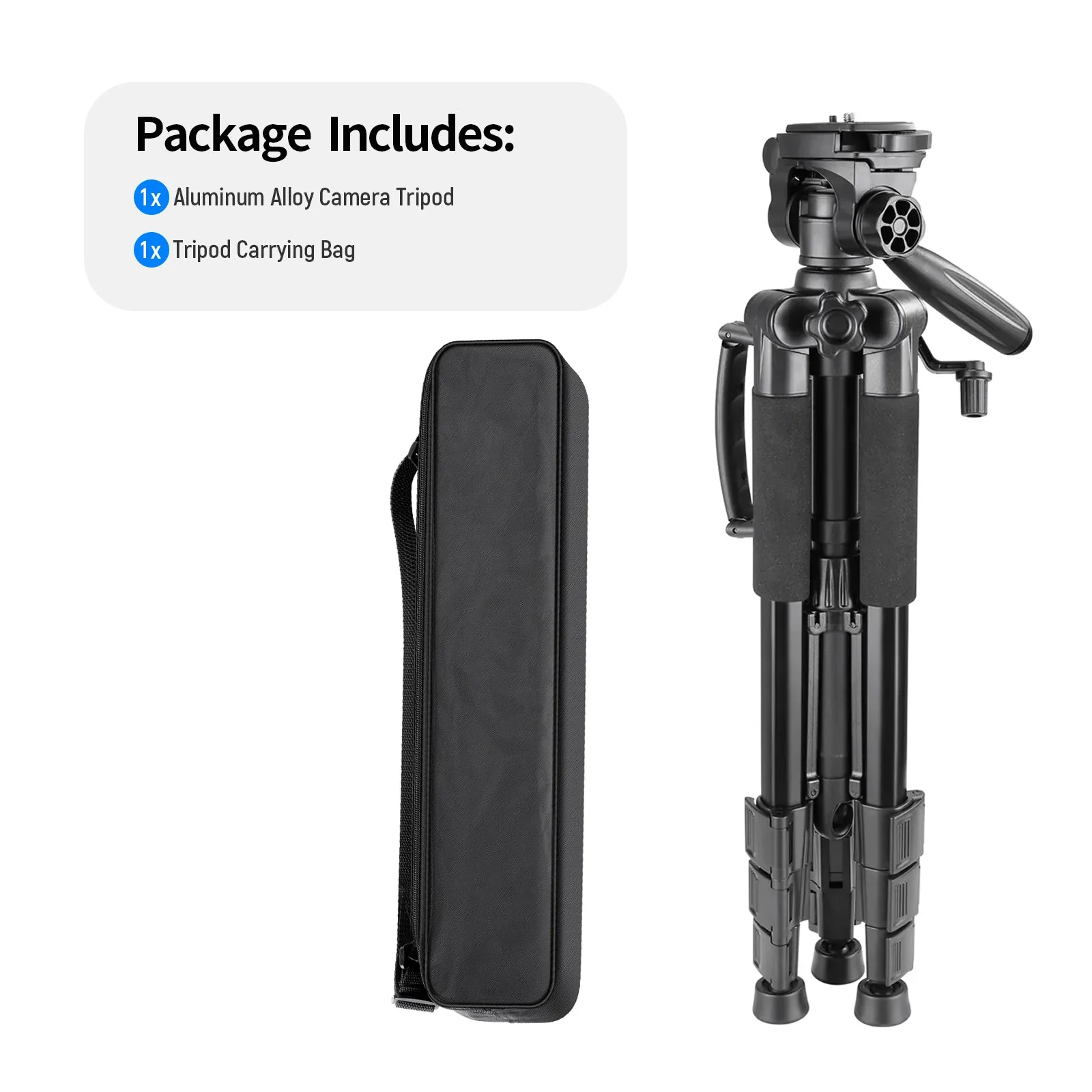 NEEWER SAB234 56'' Aluminum Camera Tripod - Image 9