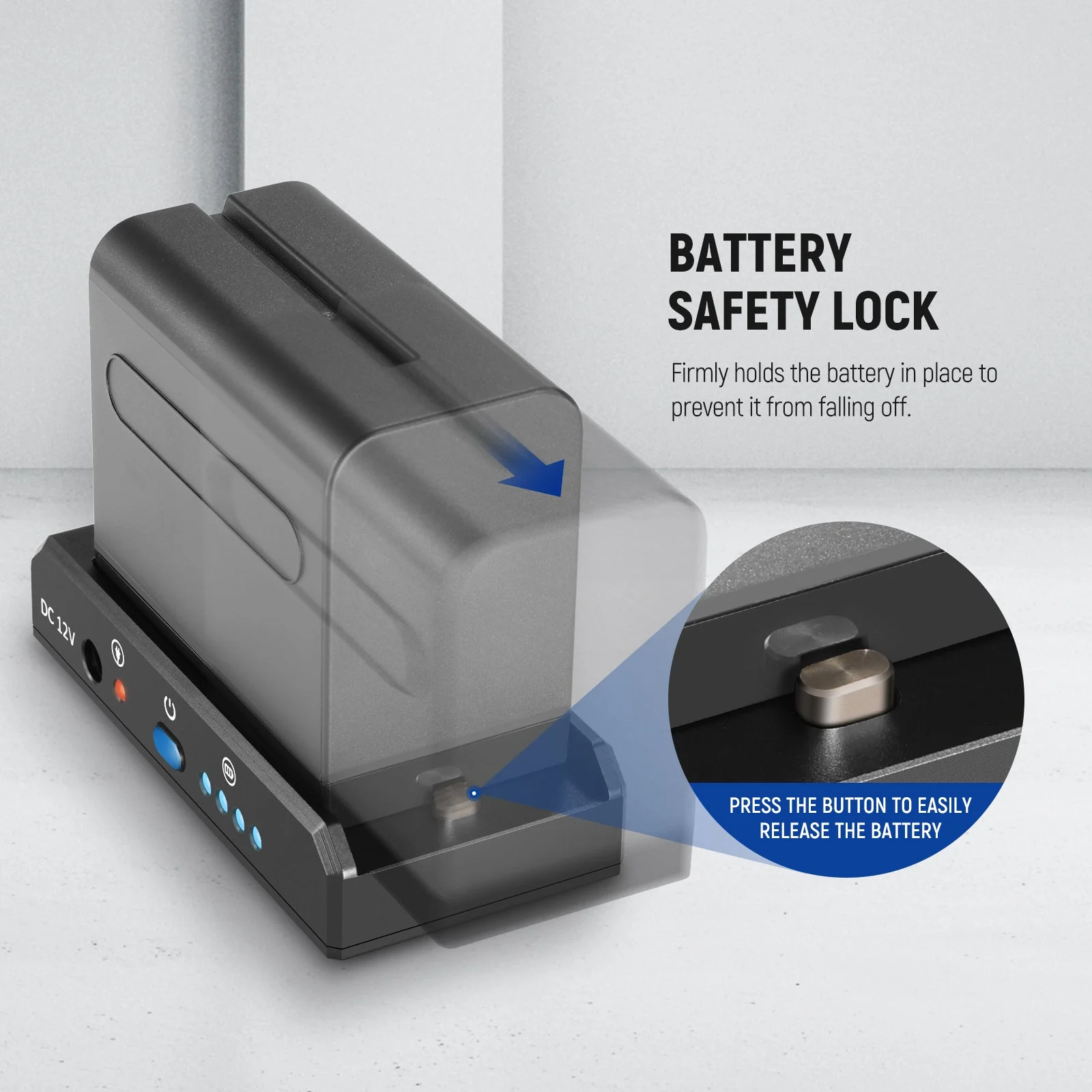 NEEWER PS004E Sony NP-F Battery Adapter Plate - Image 8