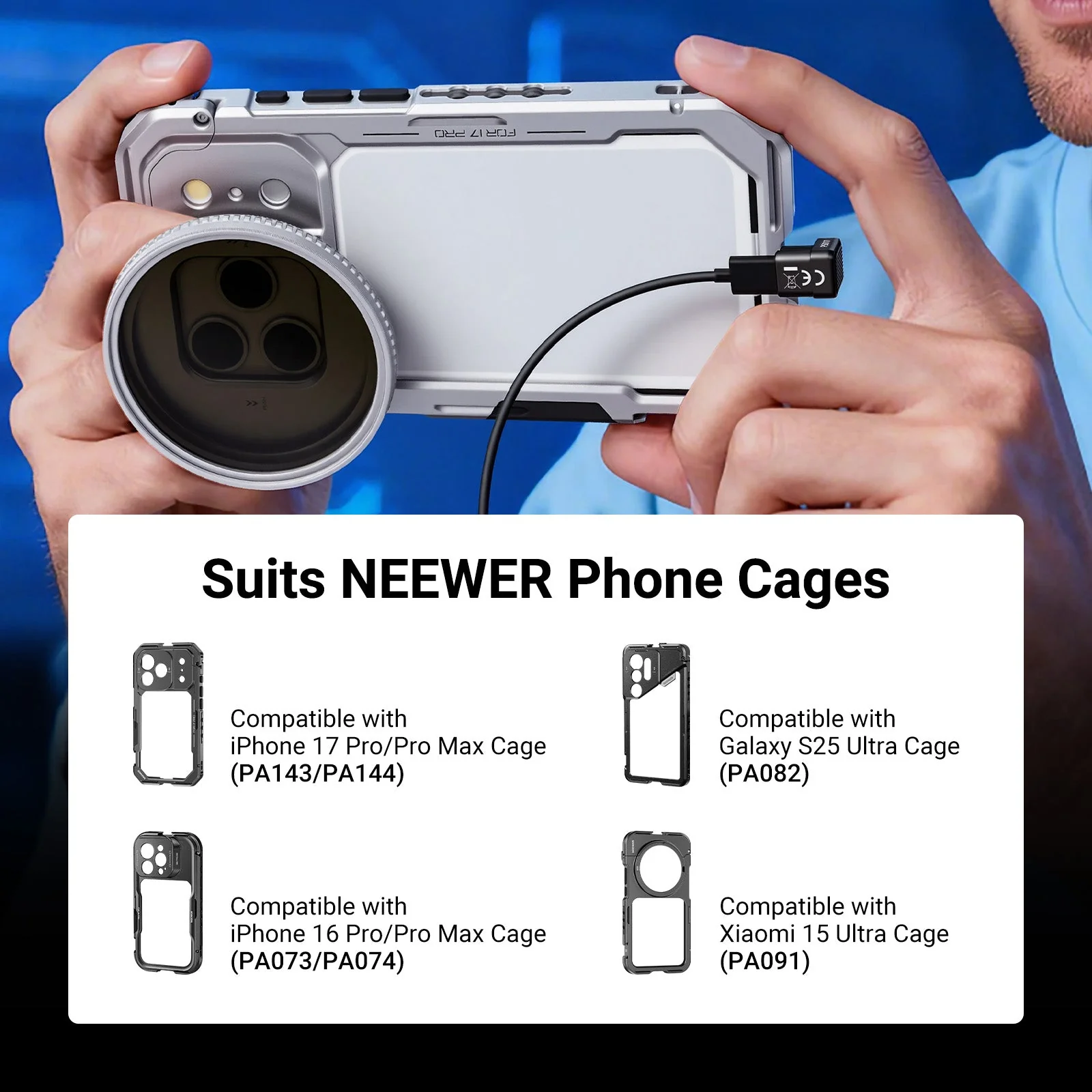 NEEWER PS017 180° U Shaped USB Type C OTG Adapter - Image 2
