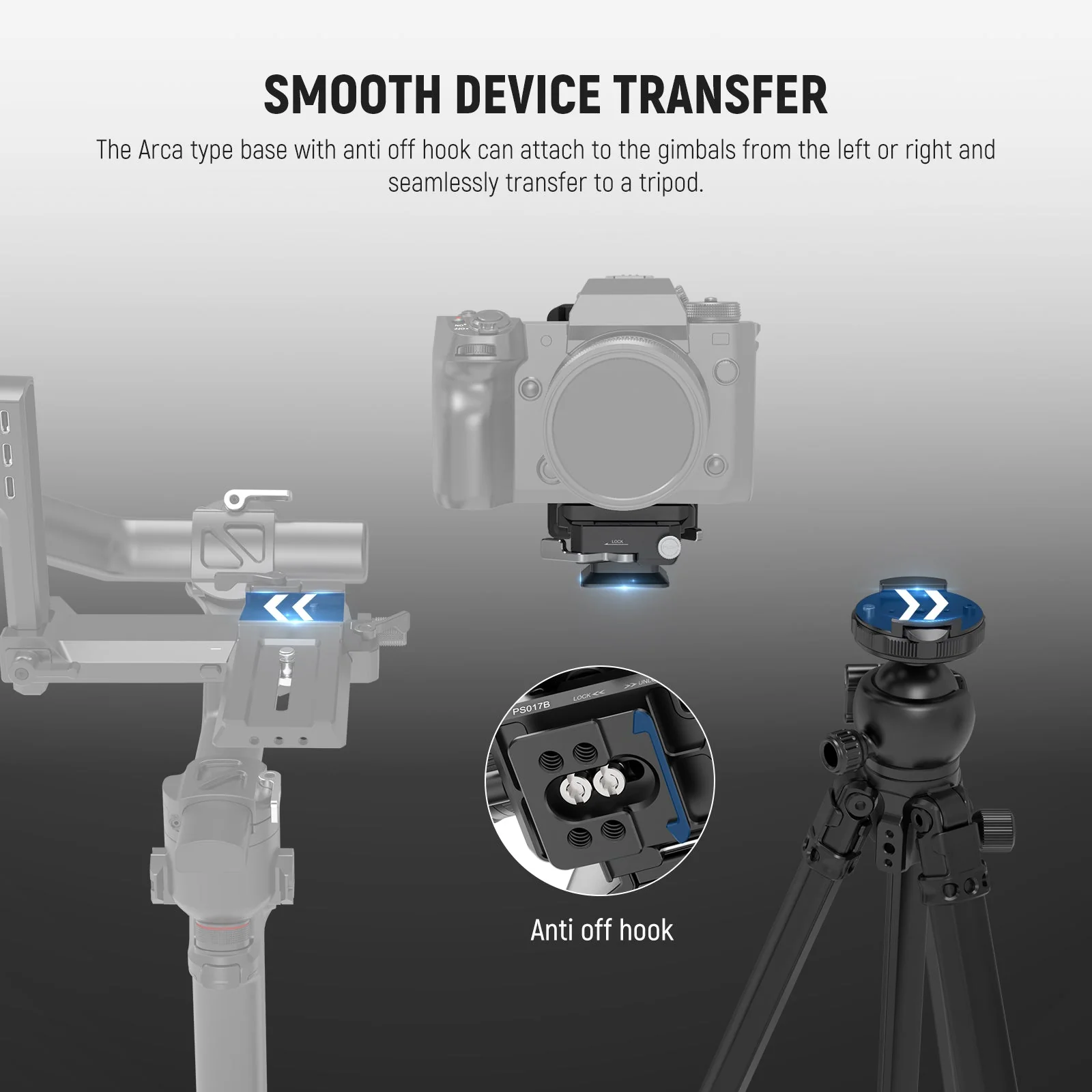 NEEWER PS017B Flexible V Mount Battery Plate with Charger Holder - Image 5