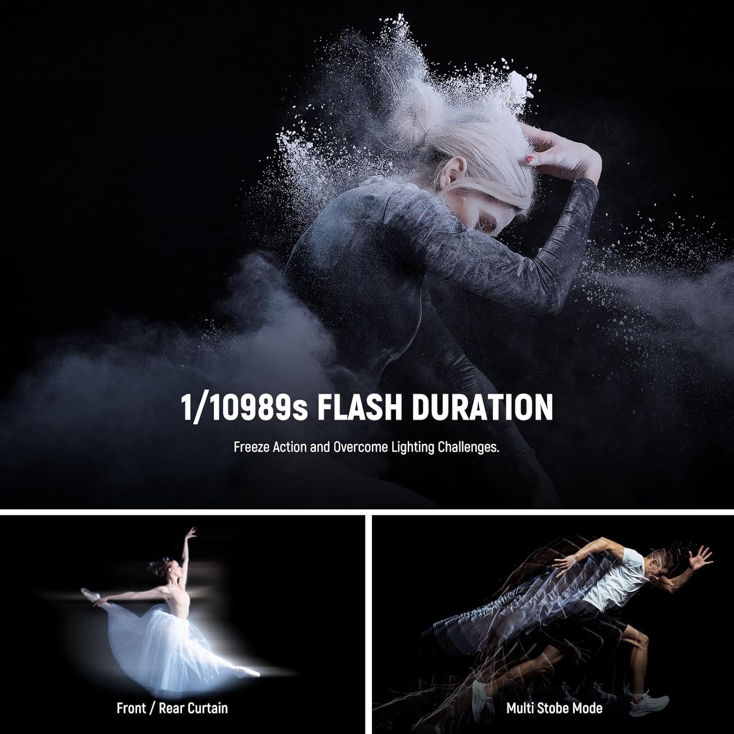 NEEWER Q4 400Ws GN72 2.4G HSS TTL Outdoor Studio Flash - Image 14