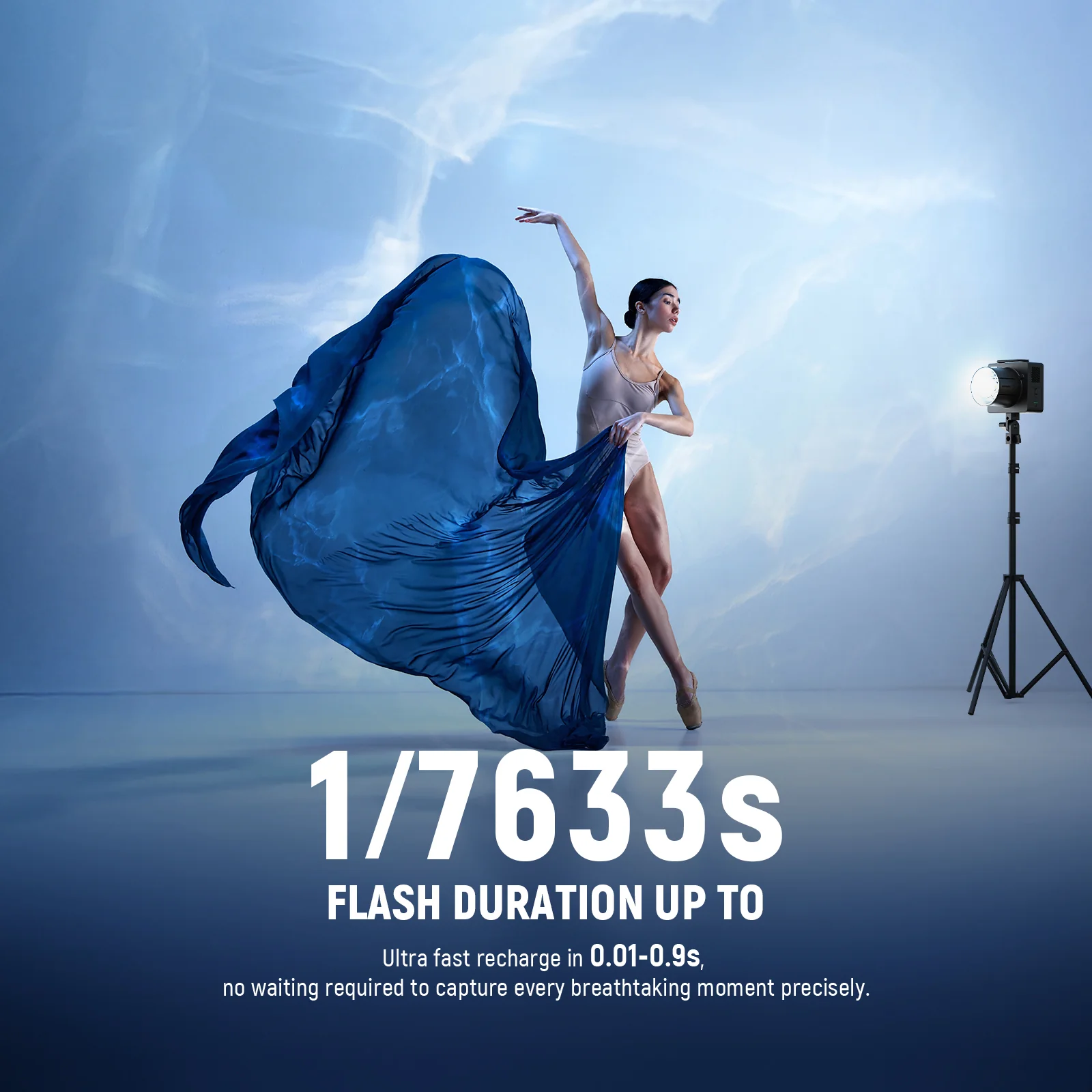 NEEWER Q6 600Ws 2.4G TTL HSS Outdoor Studio Flash Monolight - Image 5