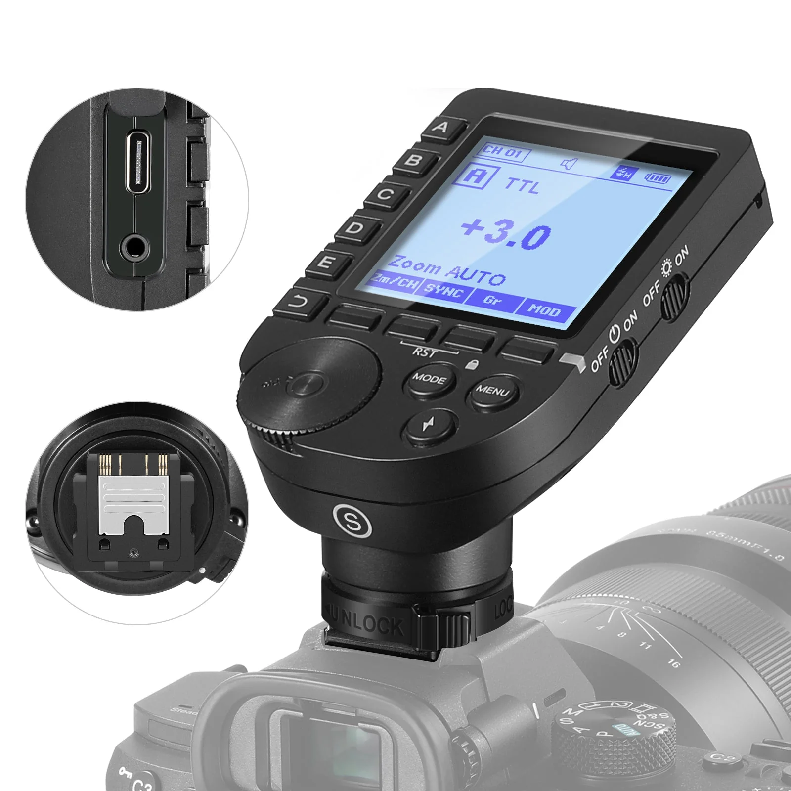 NEEWER QPRO TTL Wireless Trigger for Canon/Nikon/Sony/Fujifilm - Image 10