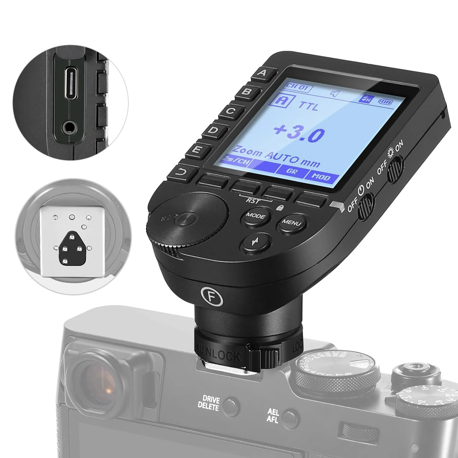 NEEWER QPRO TTL Wireless Trigger for Canon/Nikon/Sony/Fujifilm - Image 19