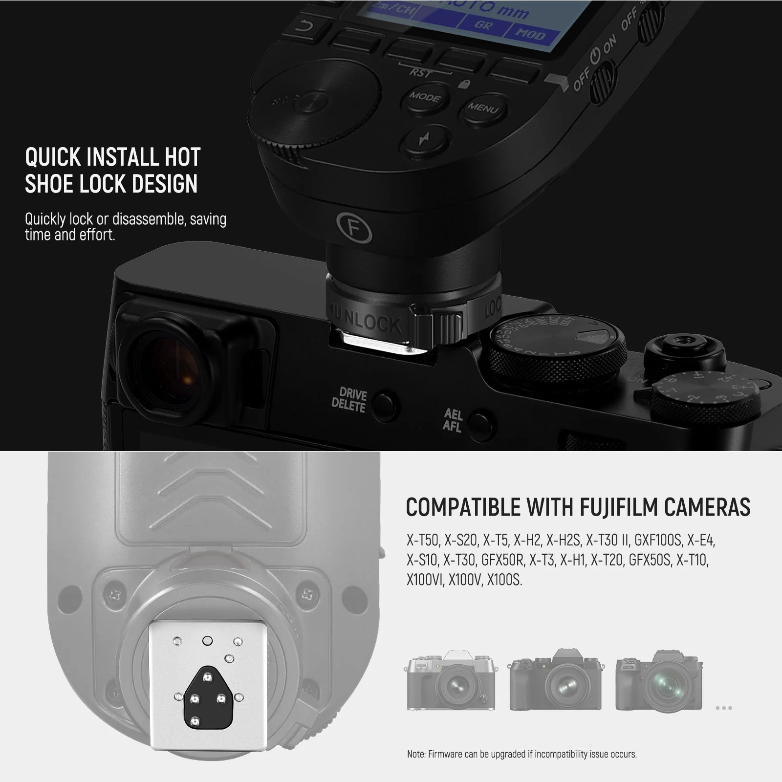 NEEWER QPRO TTL Wireless Trigger for Canon/Nikon/Sony/Fujifilm - Image 25