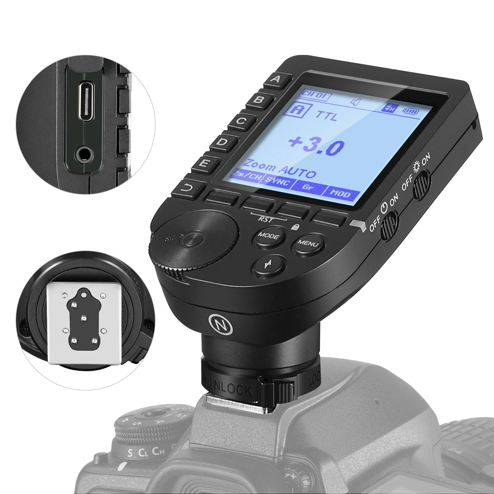 NEEWER QPRO TTL Wireless Trigger for Canon/Nikon/Sony/Fujifilm - Image 28