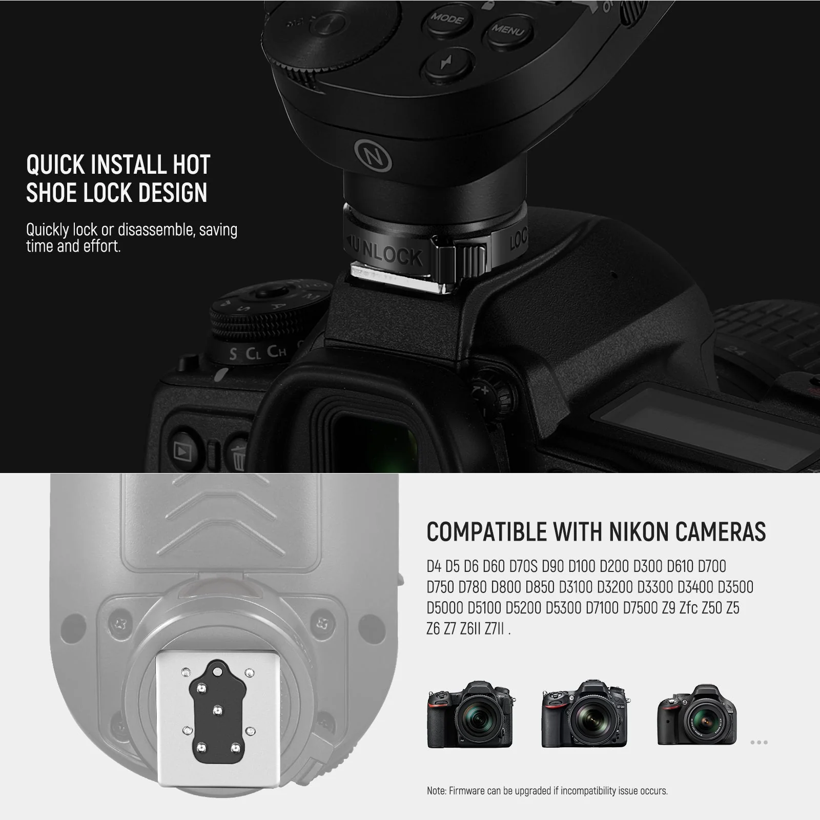 NEEWER QPRO TTL Wireless Trigger for Canon/Nikon/Sony/Fujifilm - Image 31