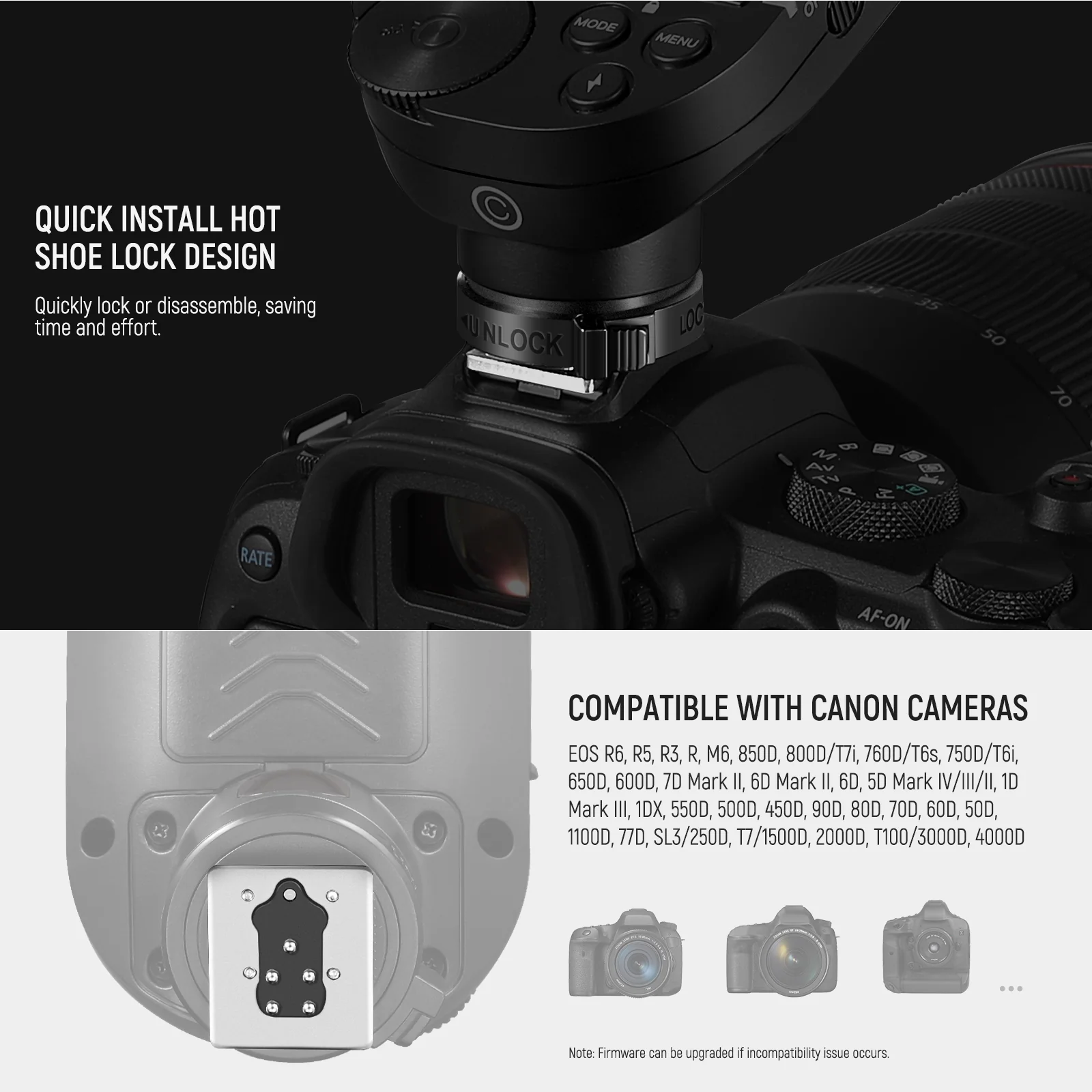 NEEWER QPRO TTL Wireless Trigger for Canon/Nikon/Sony/Fujifilm - Image 7