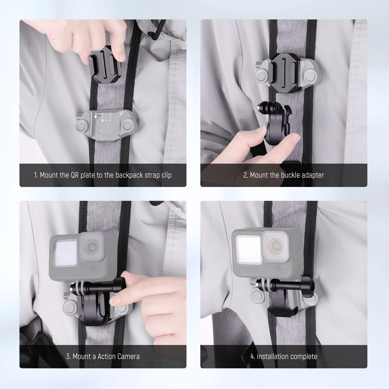 NEEWER QR016 Backpack Strap Mount Adapter Kit - Image 6