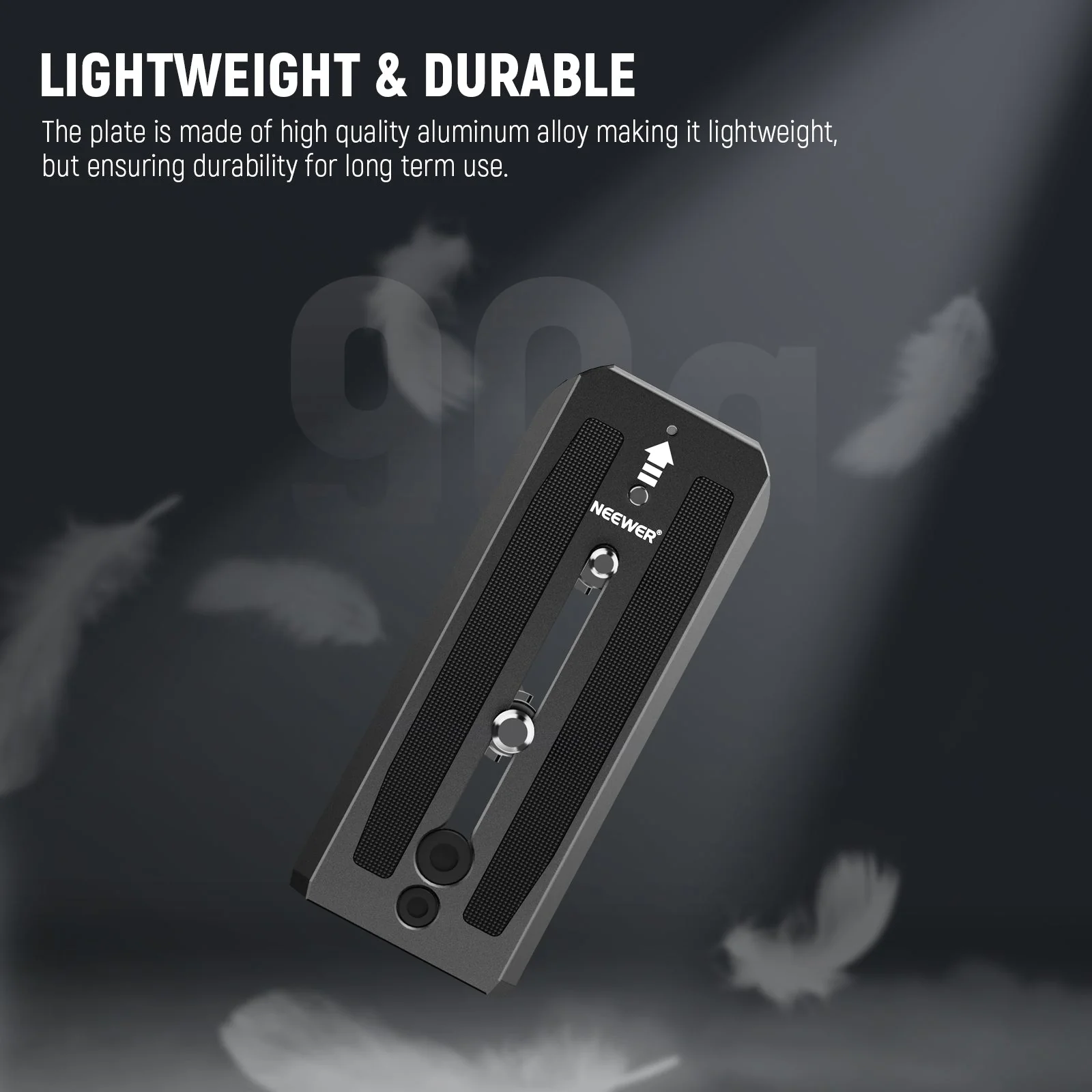 NEEWER 501PL Tripod Fluid Head Quick Release Plate - Image 7
