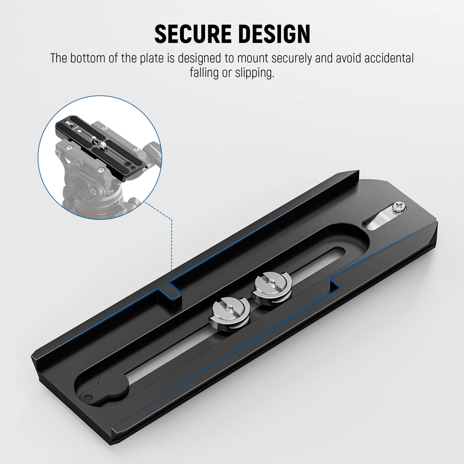NEEWER QR6 Quick Release Plate For 501PL 504PL - Image 3