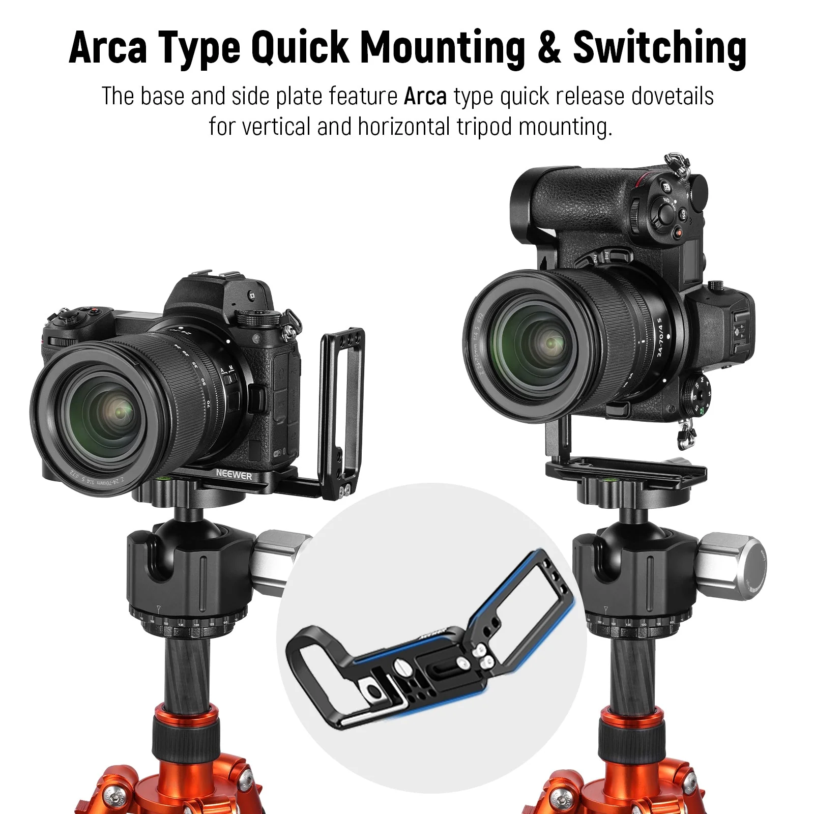 NEEWER CA001L Quick Release L Bracket For Nikon Cameras - Image 5