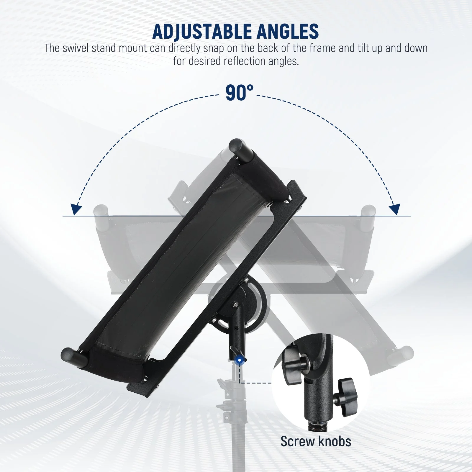 NEEWER RF-04 30x18"/75x40cm Clamshell Light Reflector Diffuser - Image 6