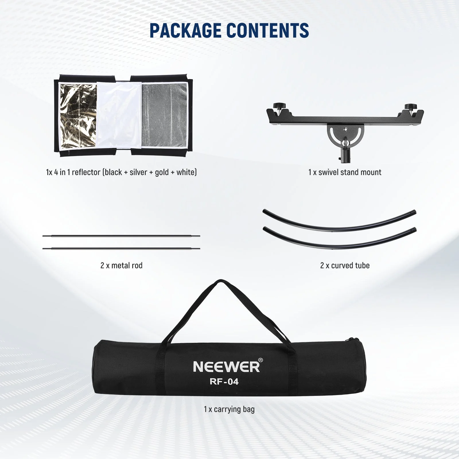 NEEWER RF-04 30x18"/75x40cm Clamshell Light Reflector Diffuser - Image 8