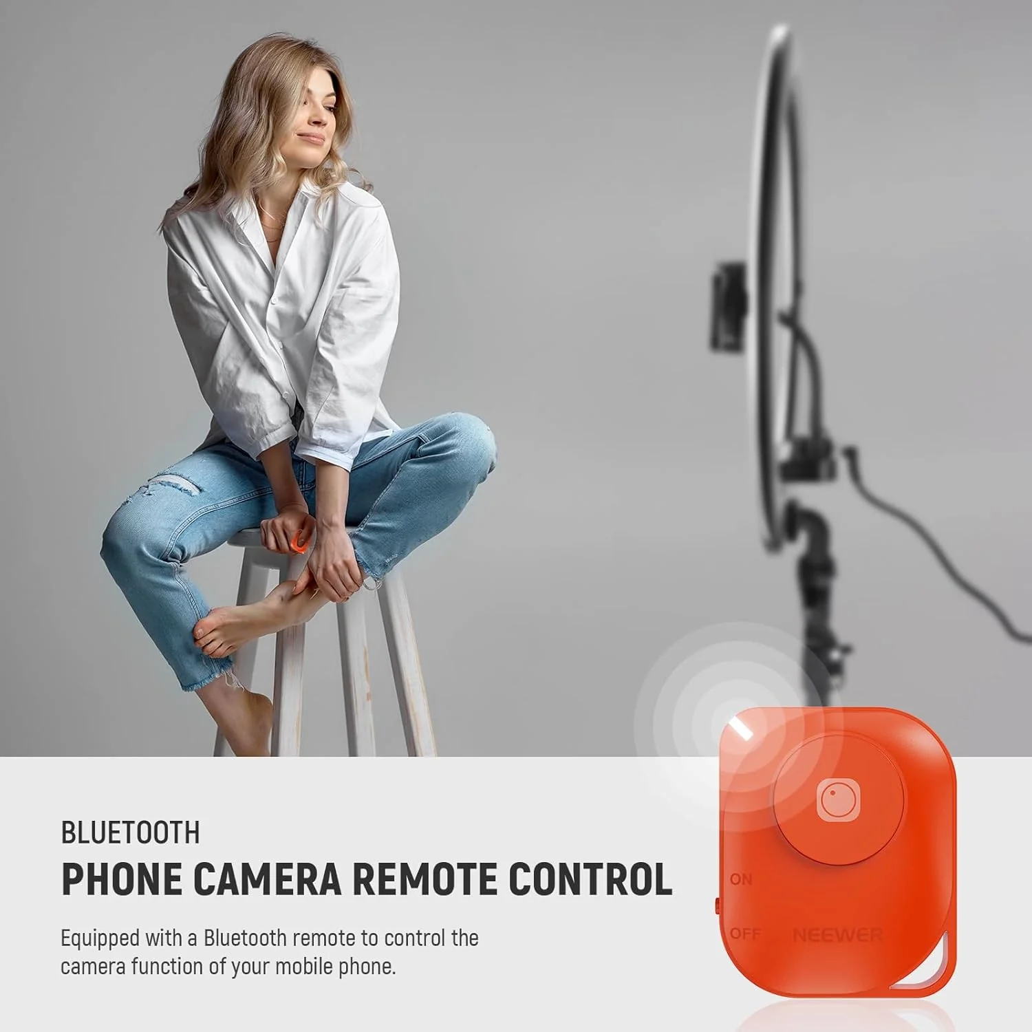NEEWER RP18B Pro 18“ 45W Ultra Thin Ring Light Kit with Stand - Image 6