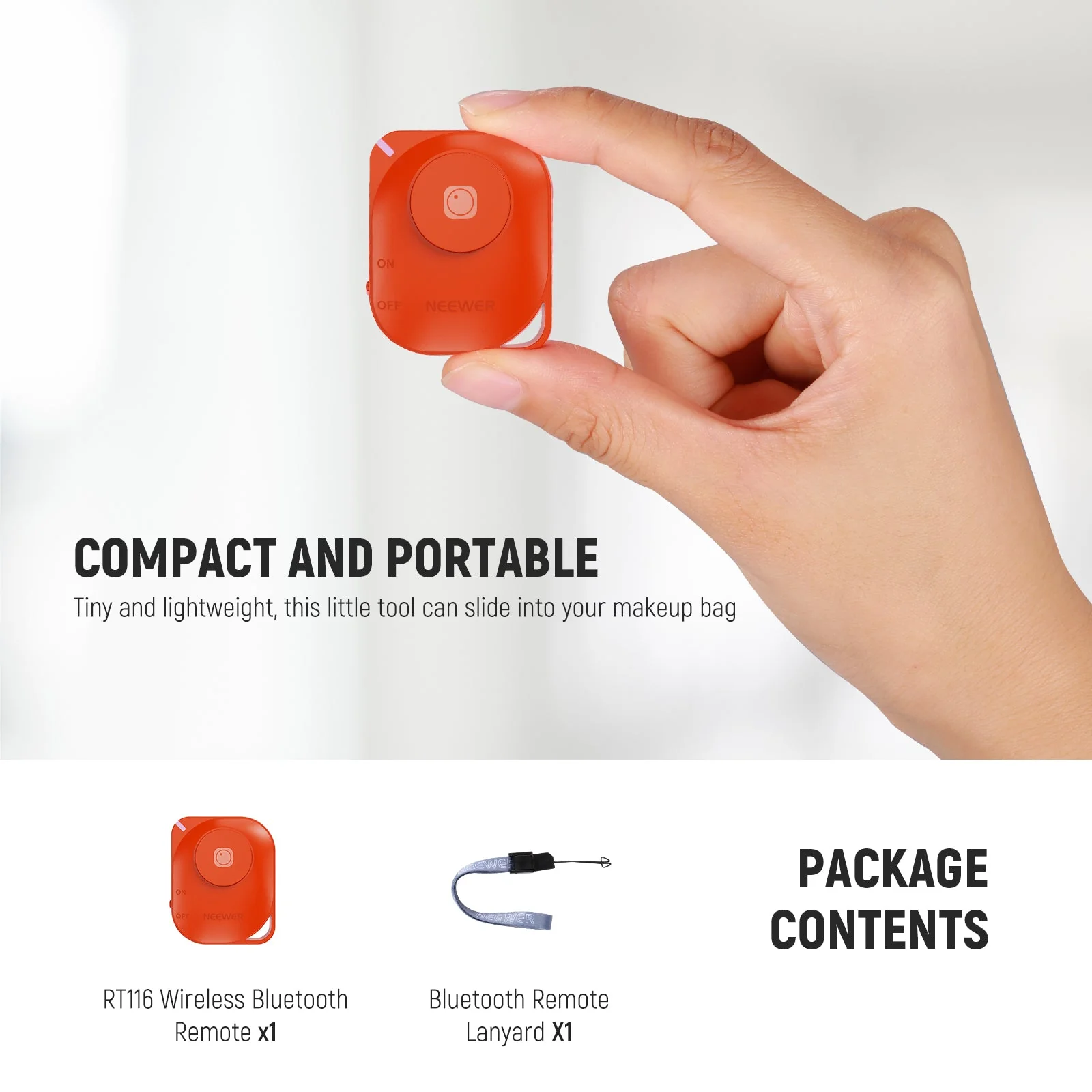 NEEWER RT116 Wireless Bluetooth Remote Lanyard - Image 8