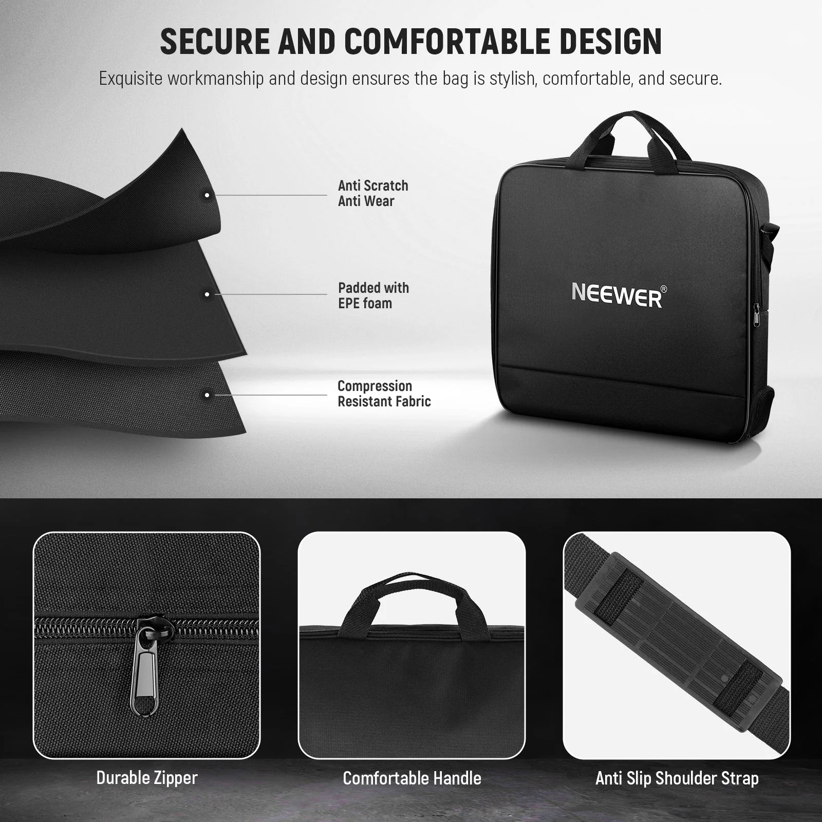 NEEWER RU-011 12" Ring Light Carry Bag - Image 4