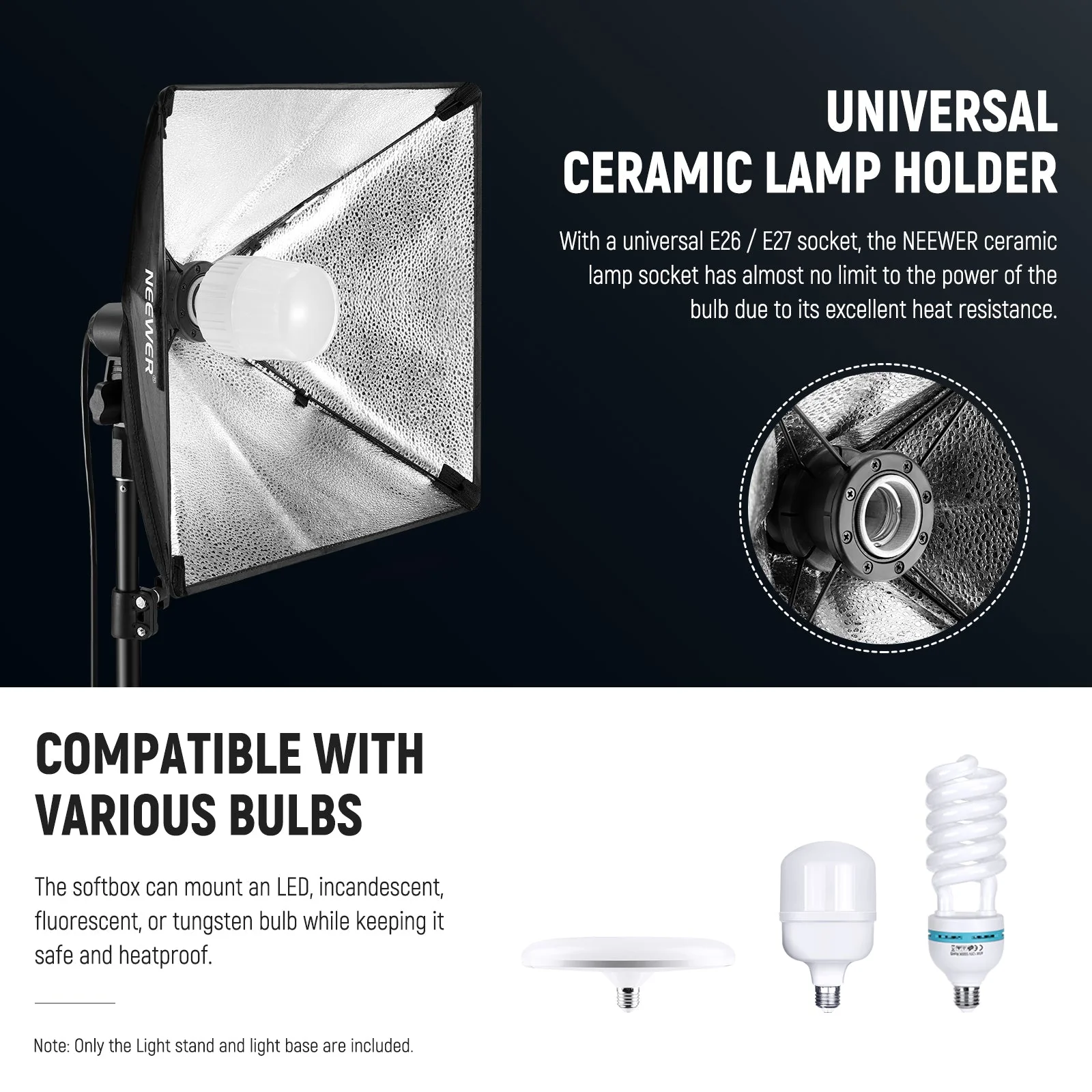 NEEWER SF40 16x16in/40x40cm Softbox Lighting Kit - Image 7