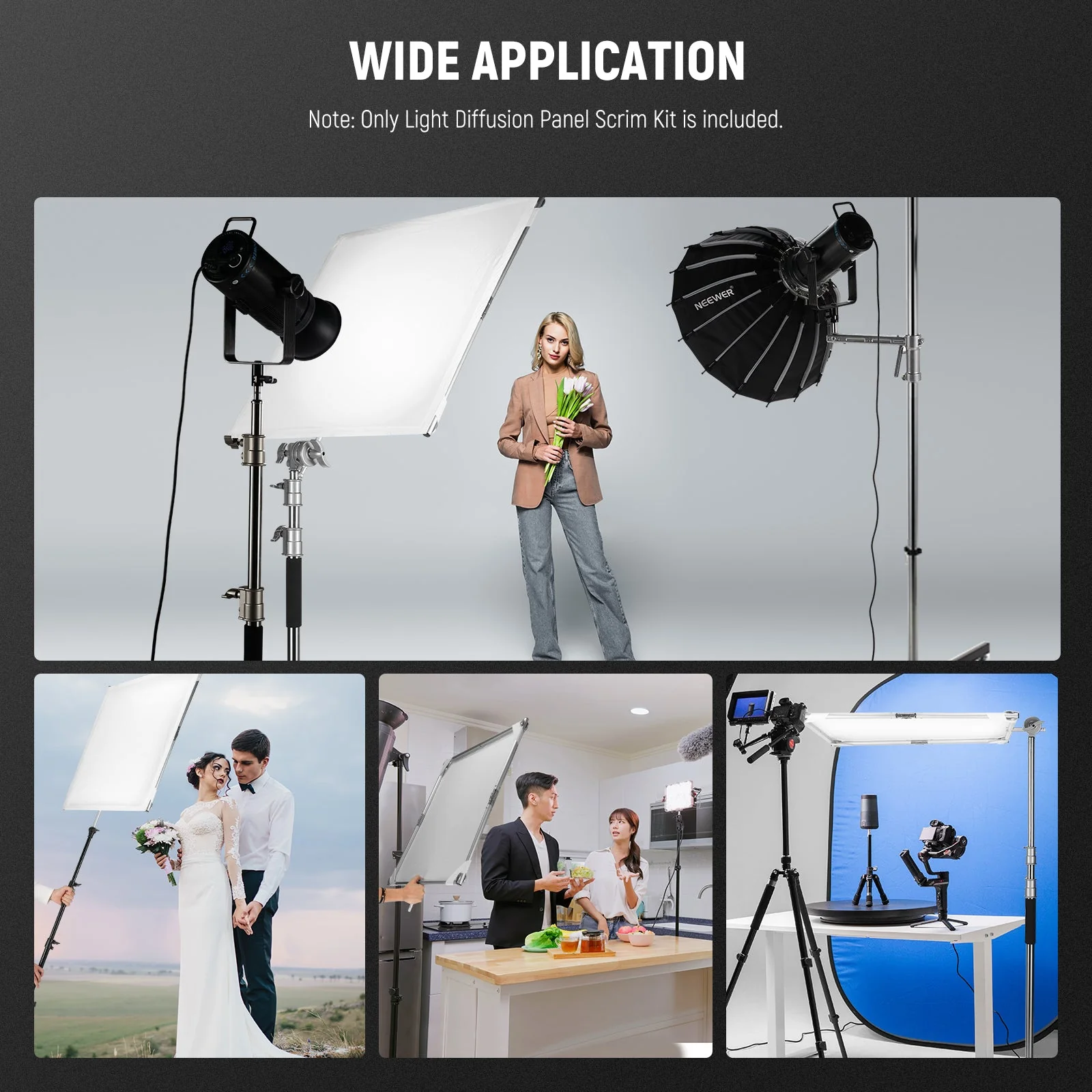 NEEWER 30"/35" Collapsible Photography Reflector Diffuser - Image 7