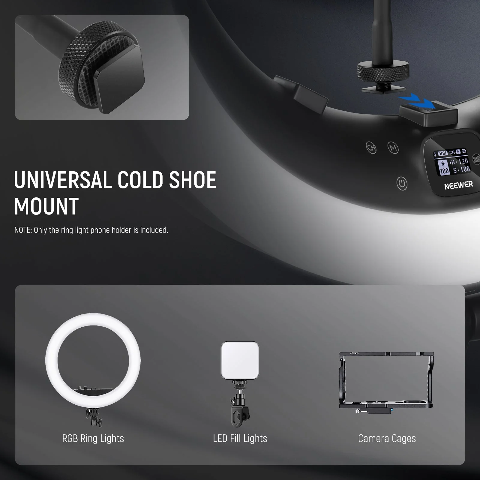 NEEWER SP-09 360° Flexible Universal Phone Holder - Image 3