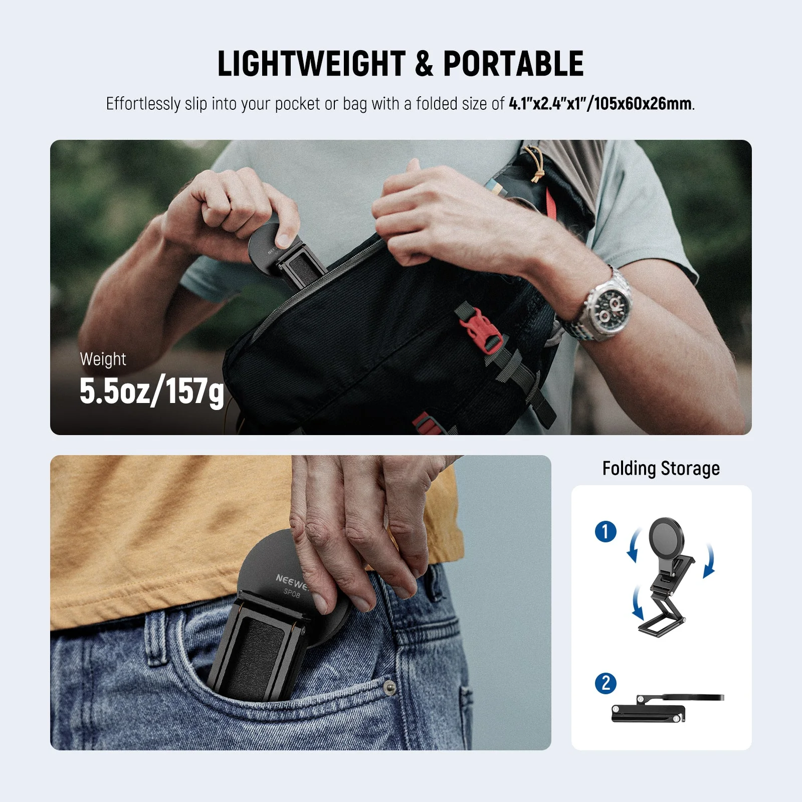 NEEWER SP08 Magnetic Phone Camera Monitor Mount - Image 7