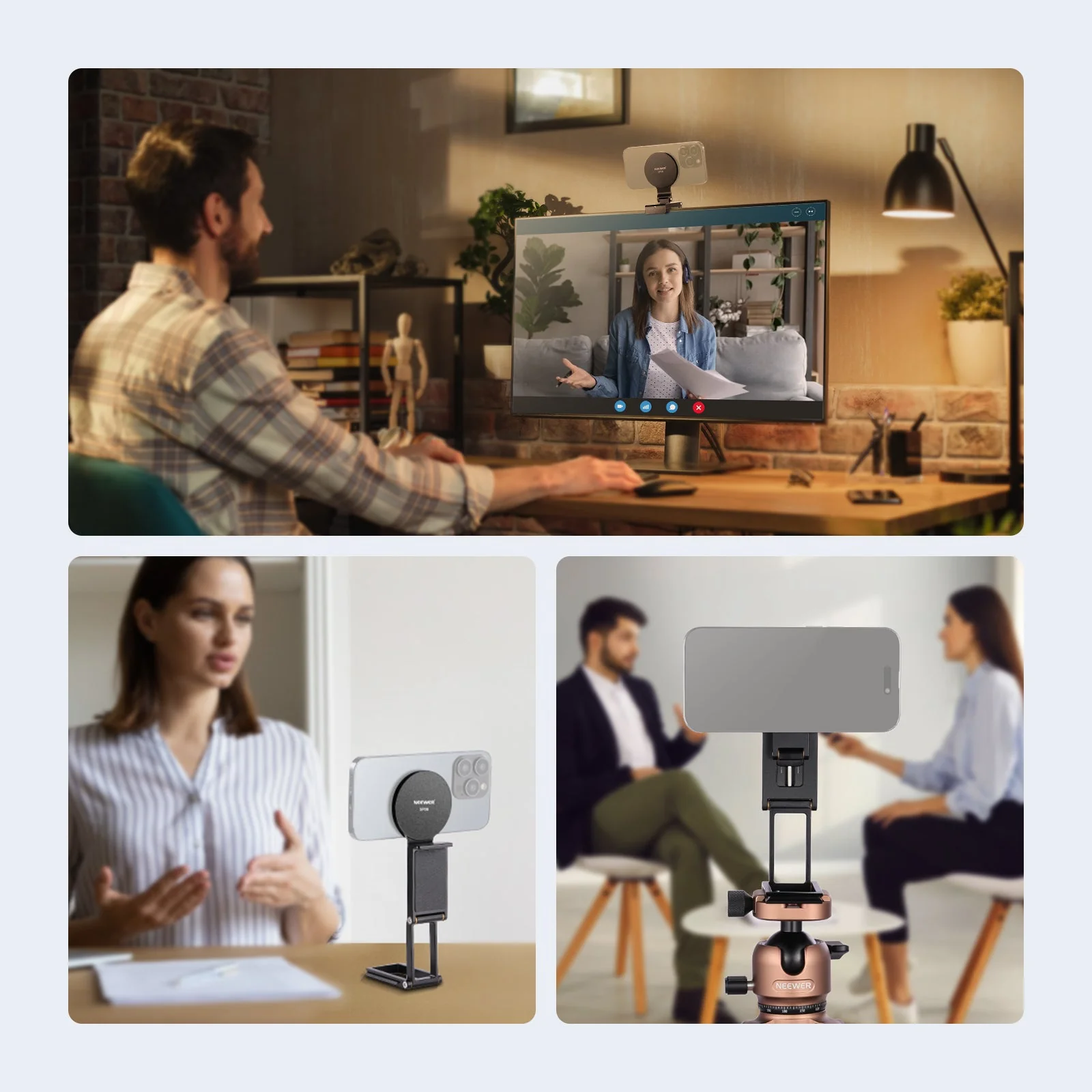 NEEWER SP08 Magnetic Phone Camera Monitor Mount - Image 8