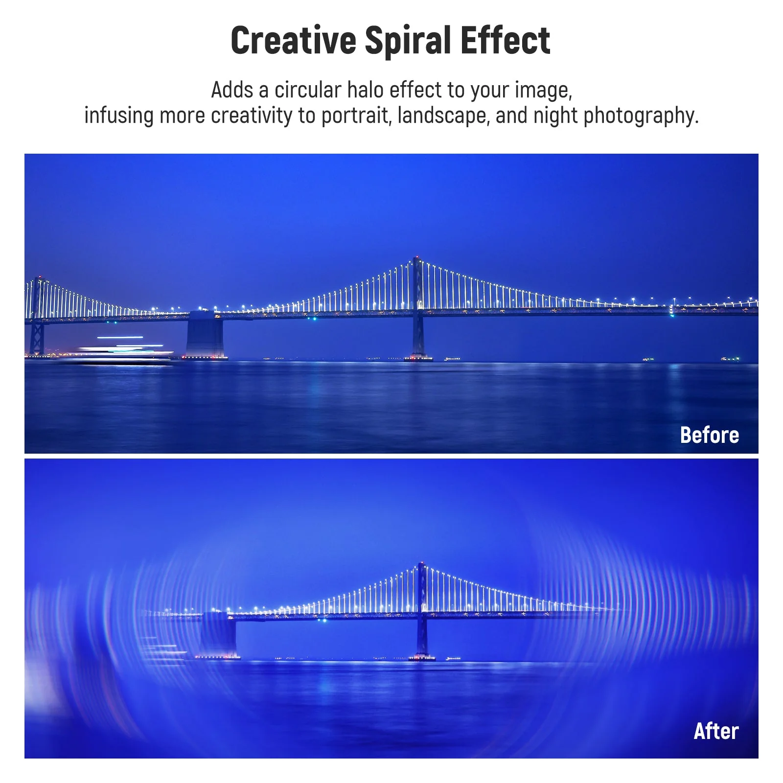 NEEWER Spiral Halo Camera Lens Filter - Image 2