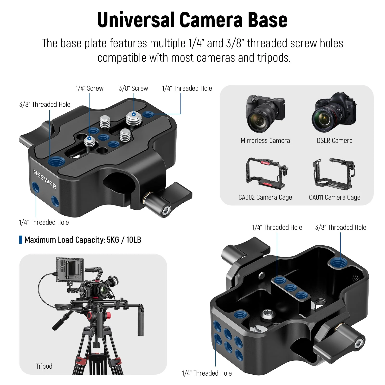 NEEWER SR004 Universal Shoulder Rig Kit - Image 3