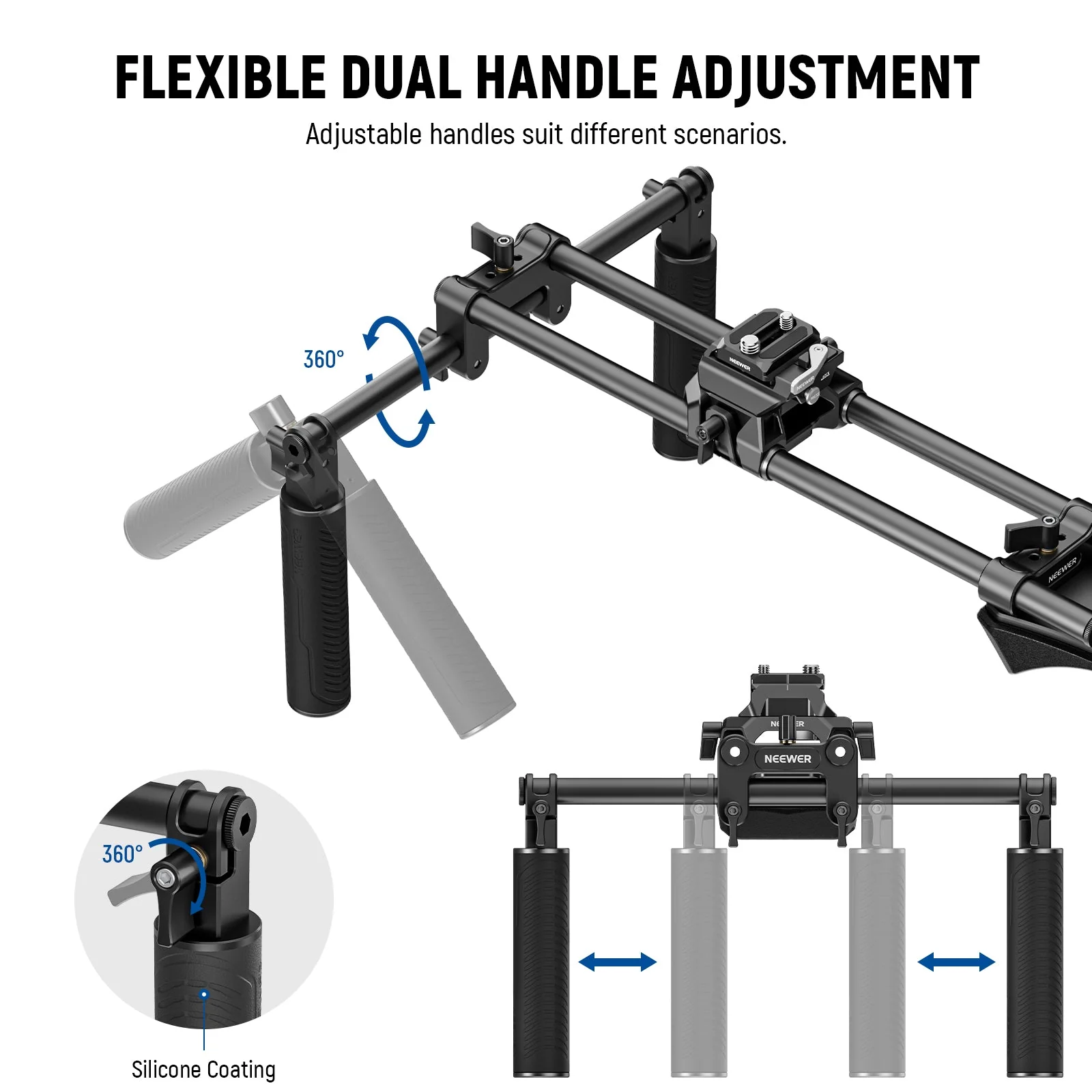 NEEWER SR007 Universal Shoulder Rig Kit - Image 4