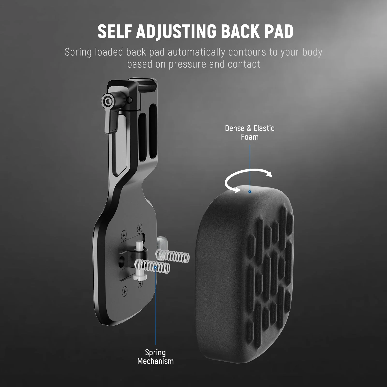 NEEWER SR016 15mm LWS Self Adjusting Shoulder Pad with V Mount Battery Plate - Image 3