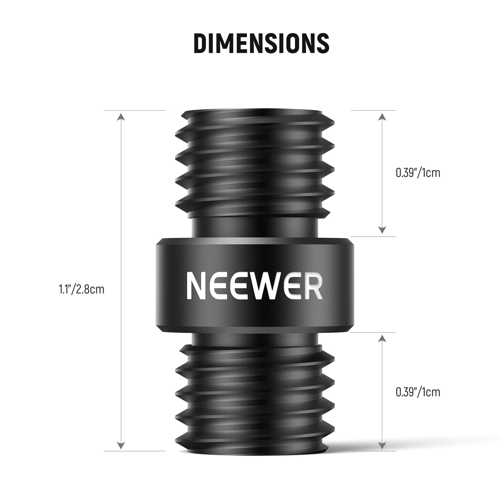 NEEWER SR020 15mm Rod Connector - Image 6